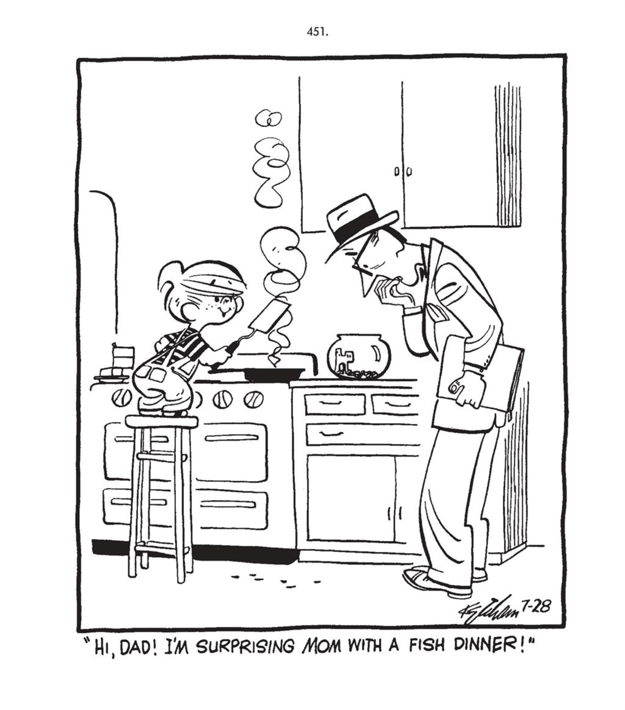 Read online Hank Ketcham's Complete Dennis the Menace comic -  Issue # TPB 1 (Part 5) - 77