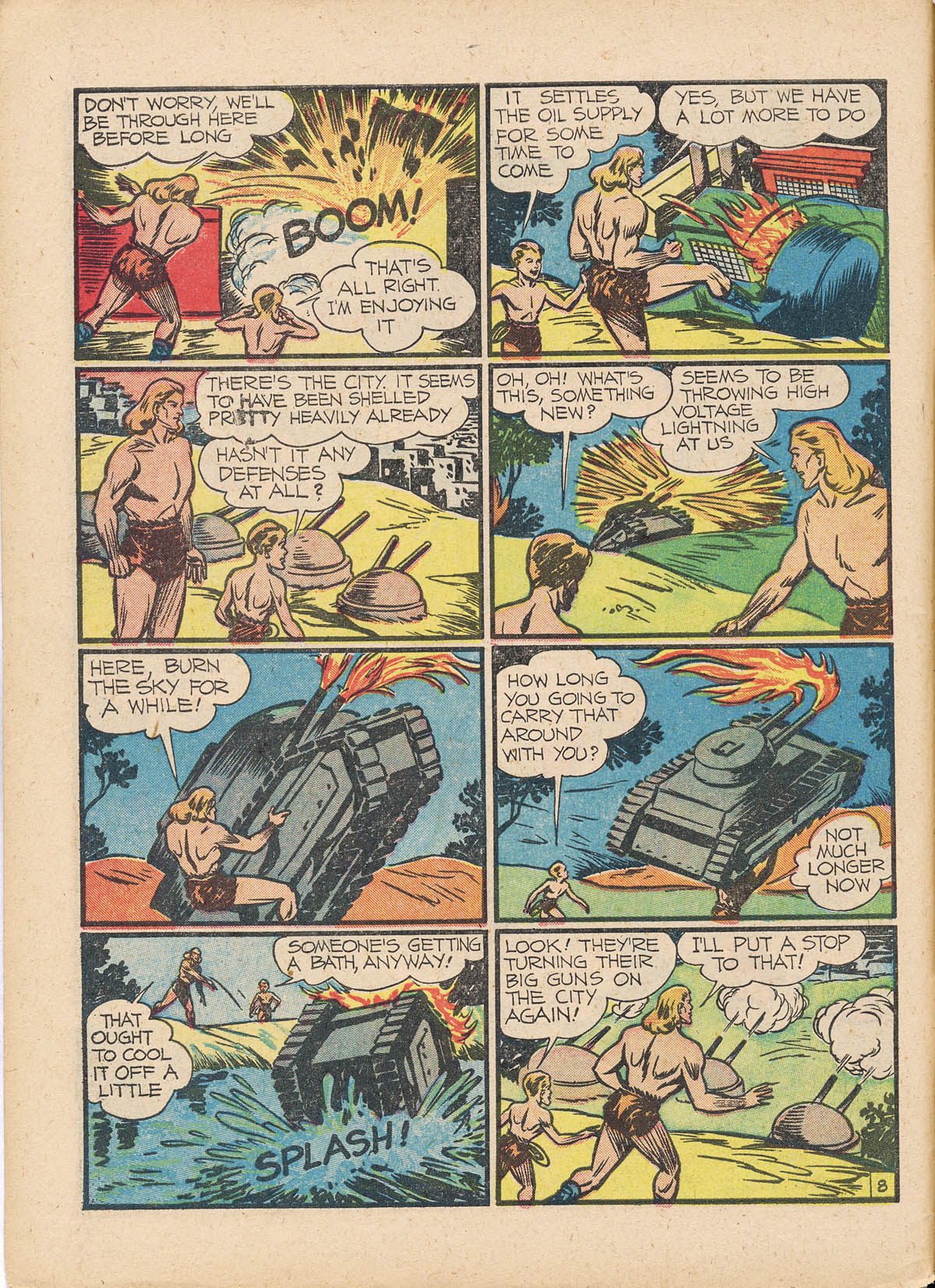 Read online Samson (1940) comic -  Issue #3 - 10