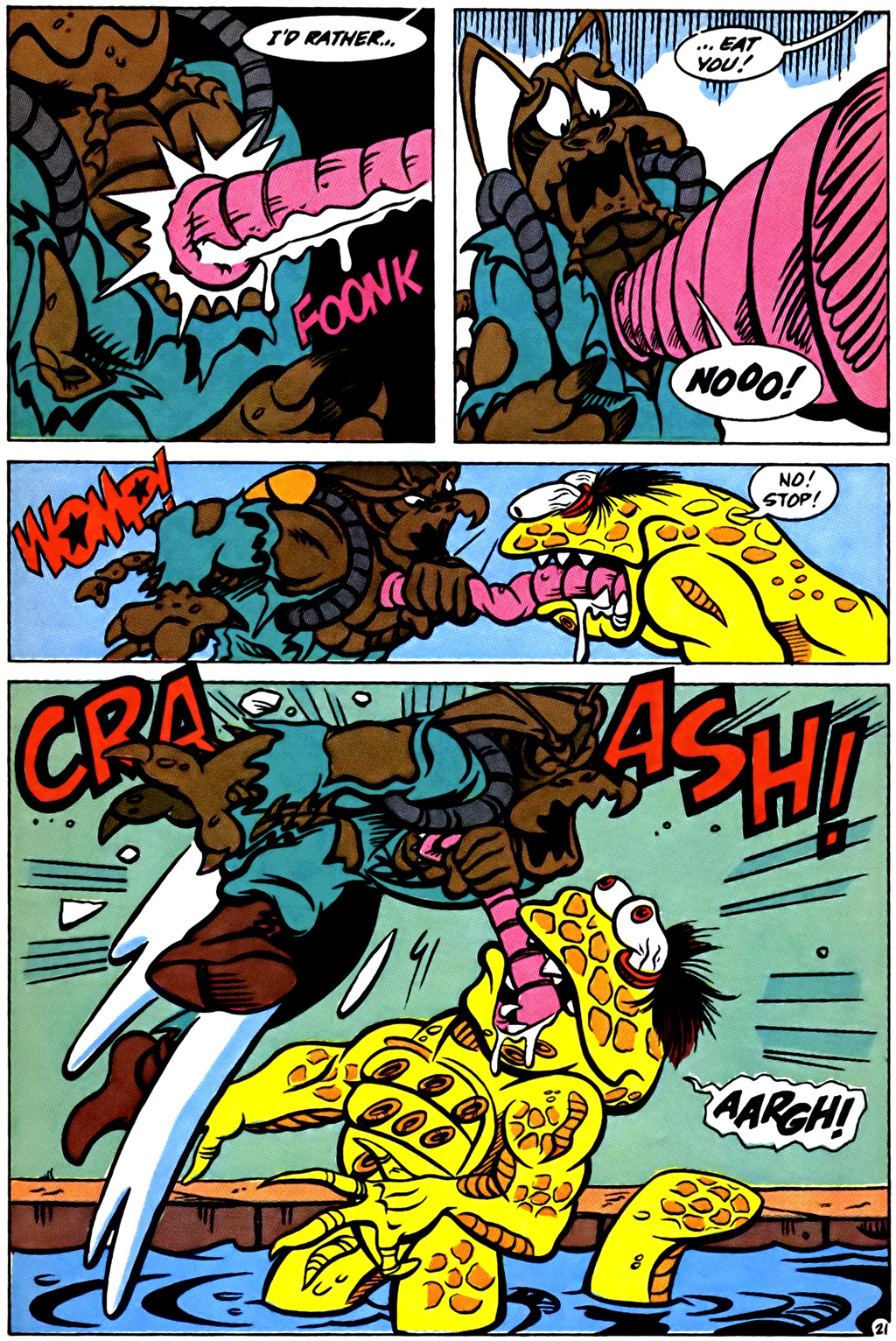 Read online Teenage Mutant Ninja Turtles Adventures (1989) comic -  Issue #10 - 22