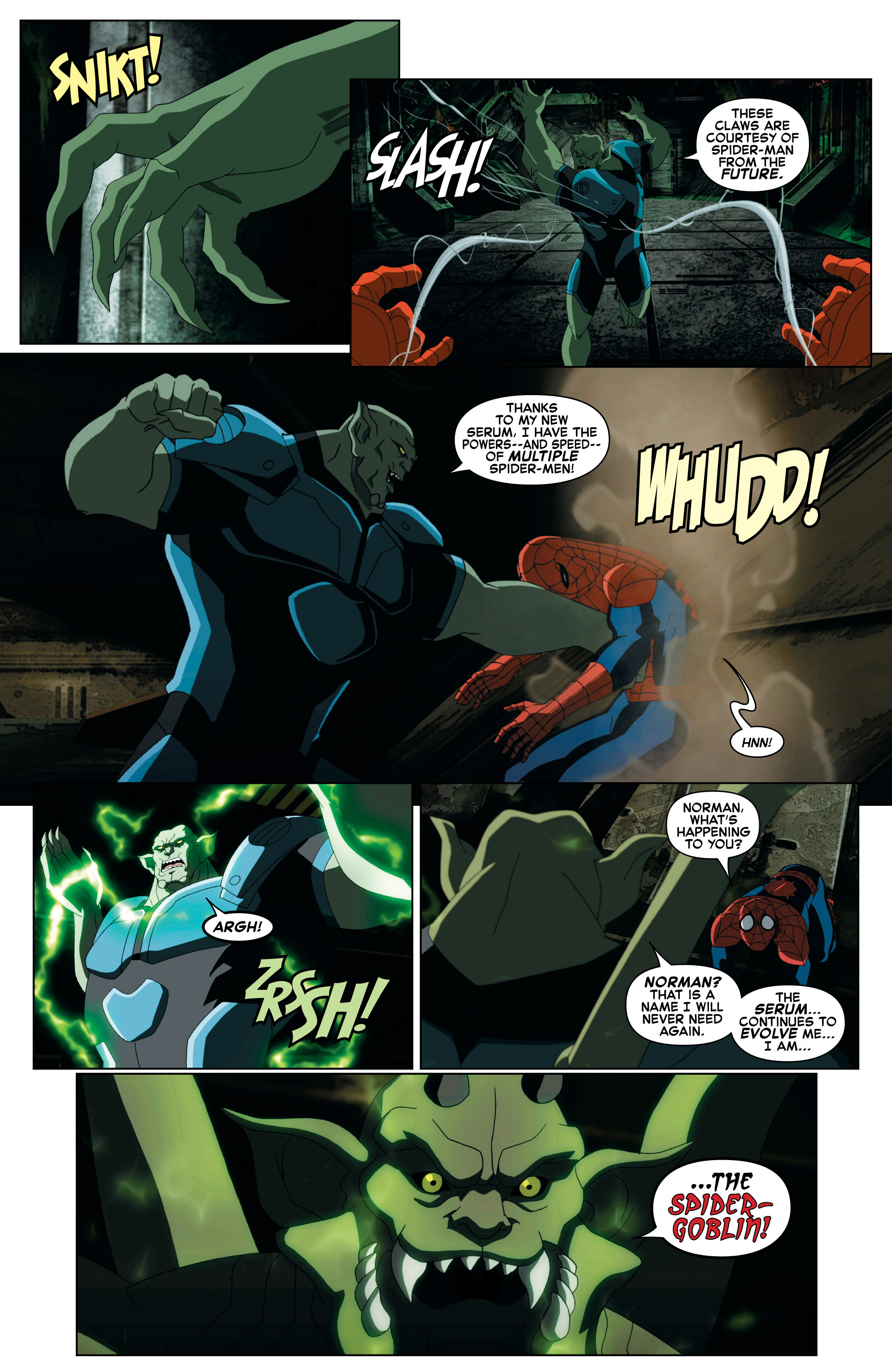 Read online Marvel Universe Ultimate Spider-Man Spider-Verse comic -  Issue #4 - 6