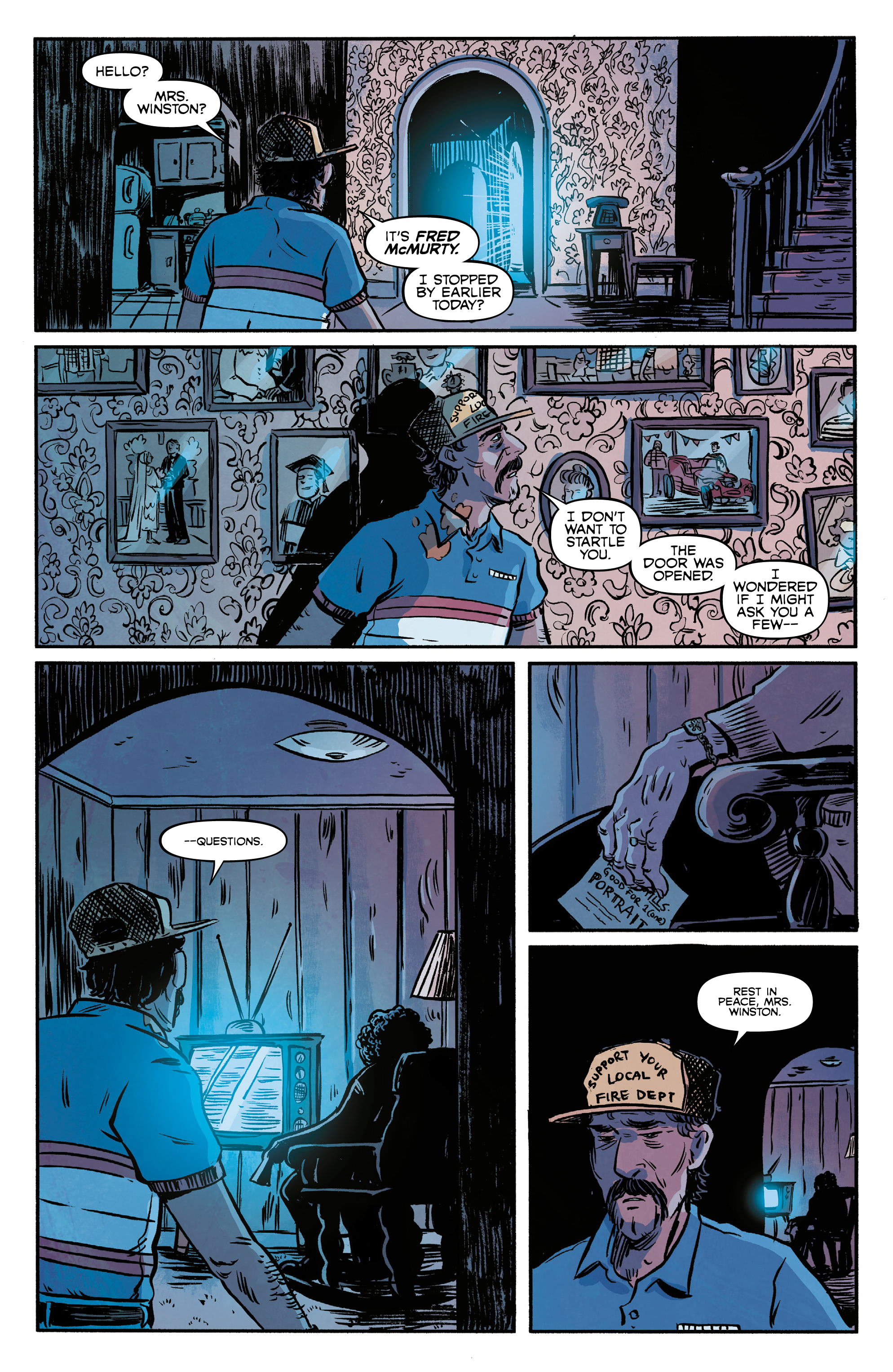 Read online Door to Door, Night by Night comic -  Issue #6 - 19