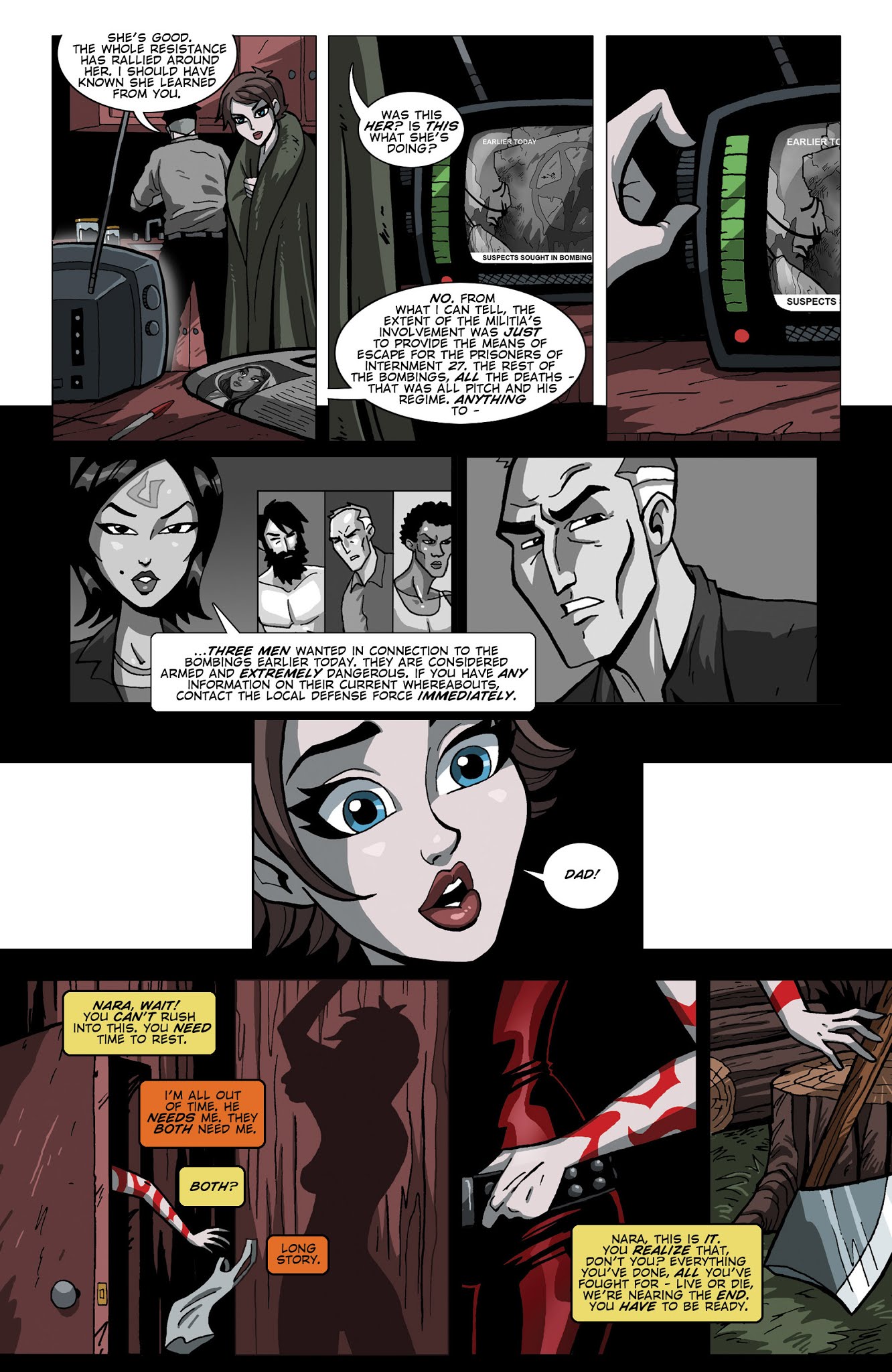 Read online [email protected]: The Blasphemy Throne comic -  Issue #3 - 21