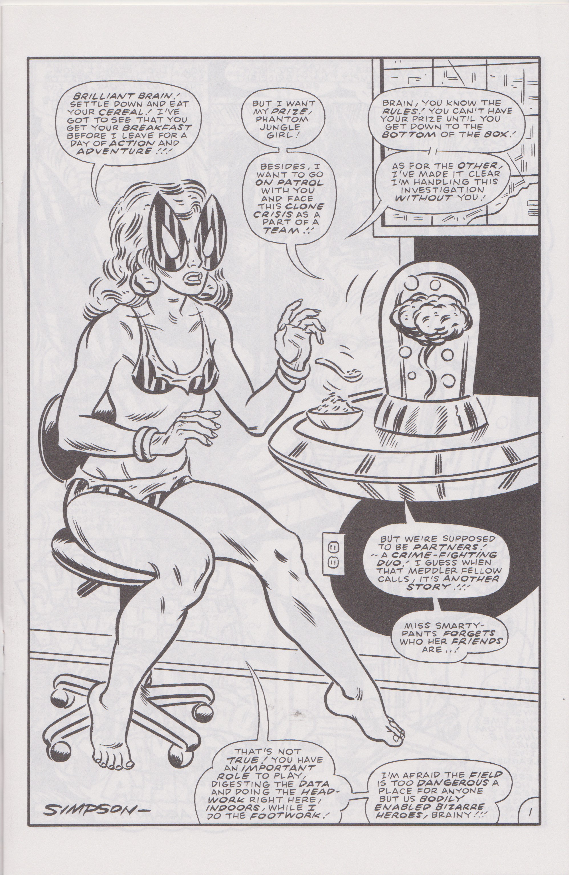 Read online Don Simpson's Bizarre Heroes comic -  Issue #9 - 3
