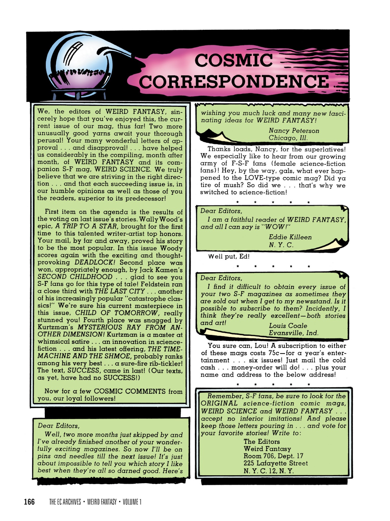 Read online The EC Archives: Weird Fantasy comic -  Issue # TPB 1 - 168