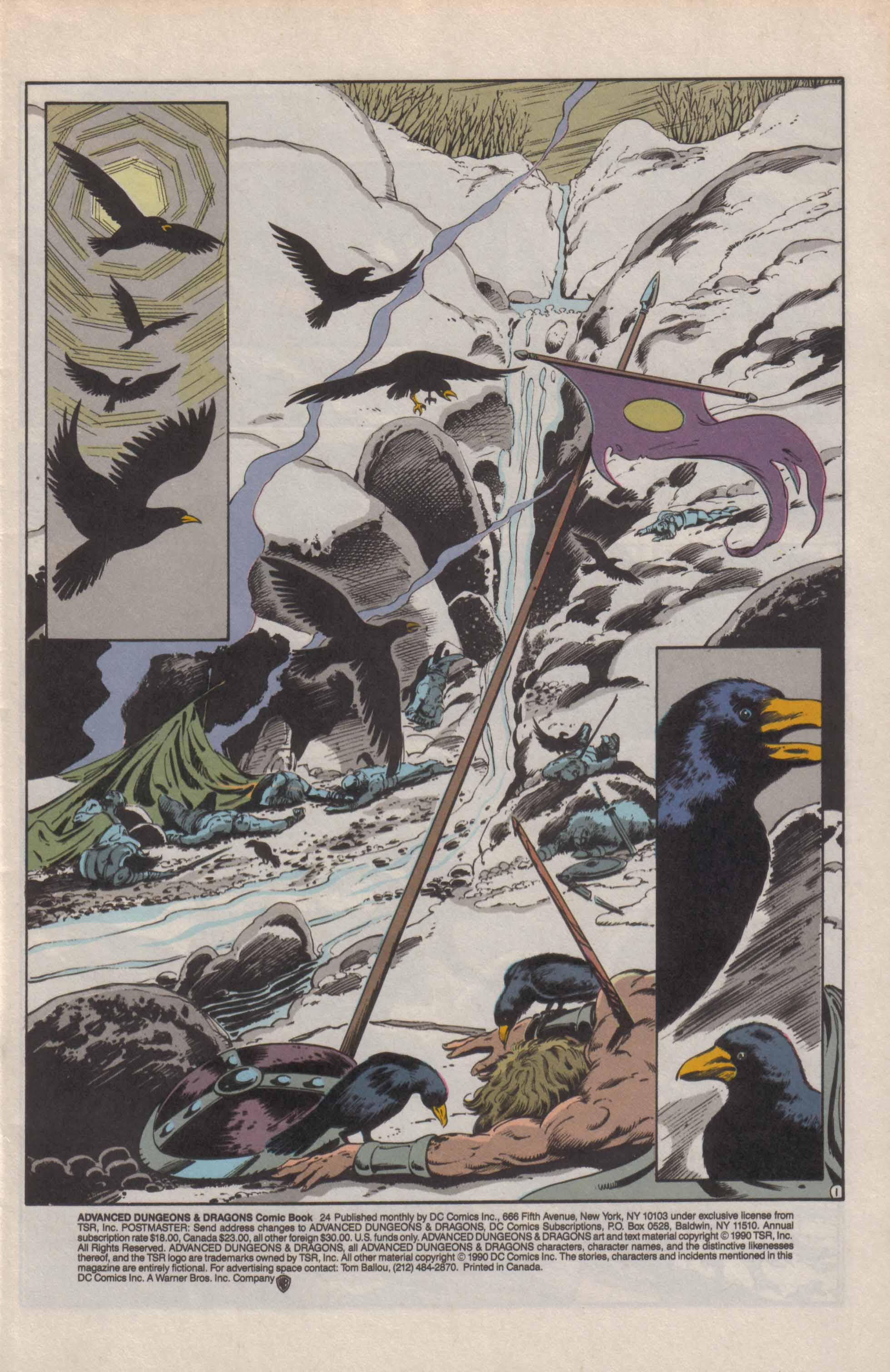 Read online Advanced Dungeons & Dragons comic -  Issue #24 - 2