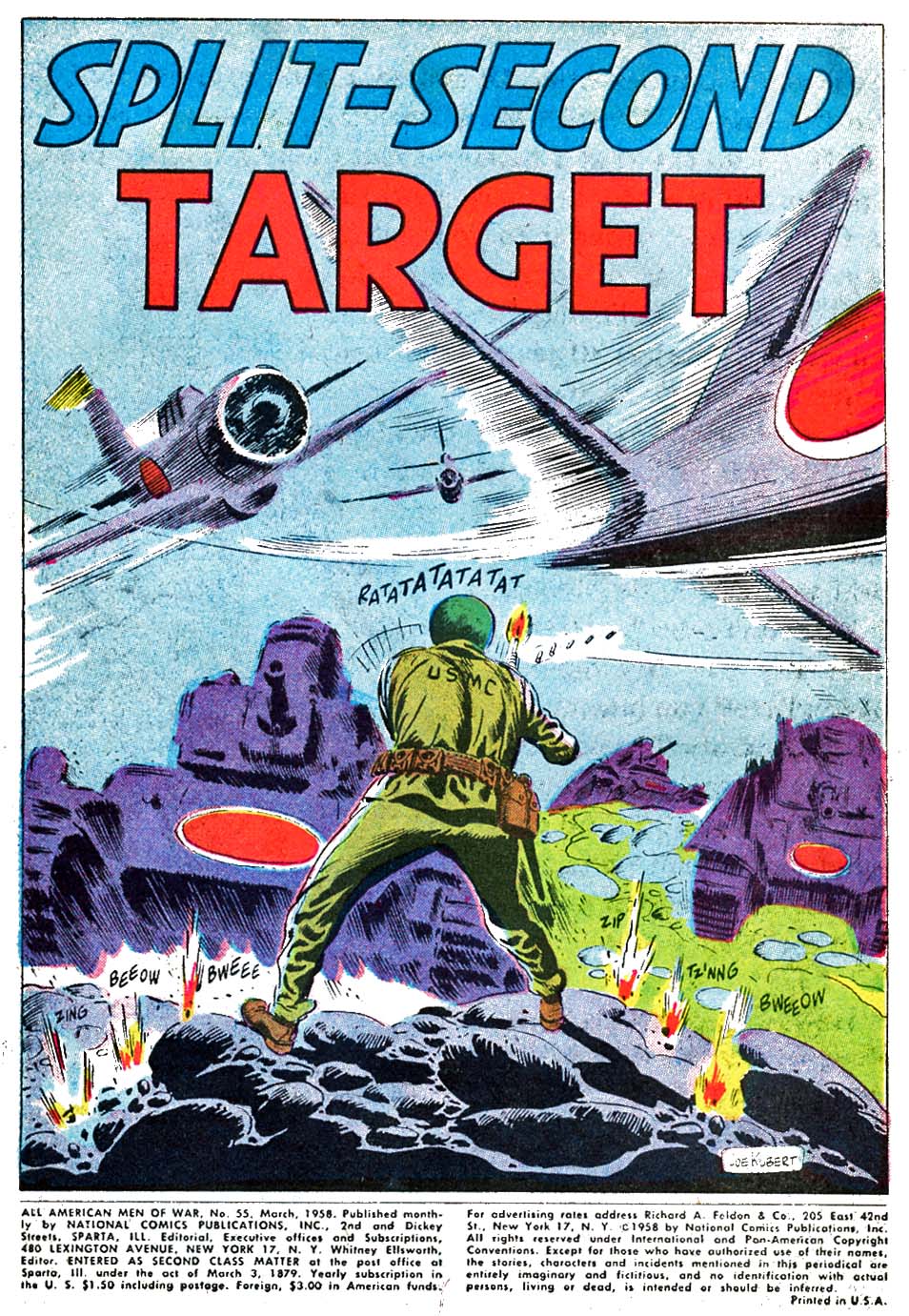 Read online All-American Men of War comic -  Issue #55 - 3