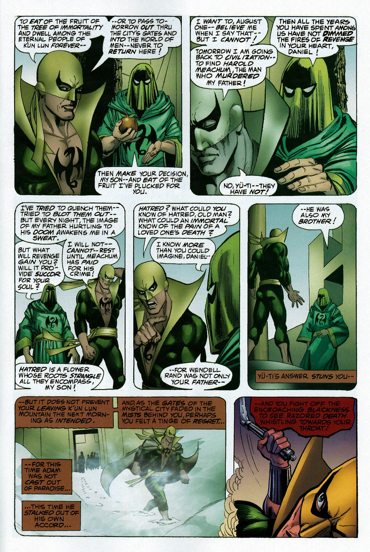 Read online The Immortal Iron Fist: The Origin of Danny Rand comic -  Issue # Full - 38