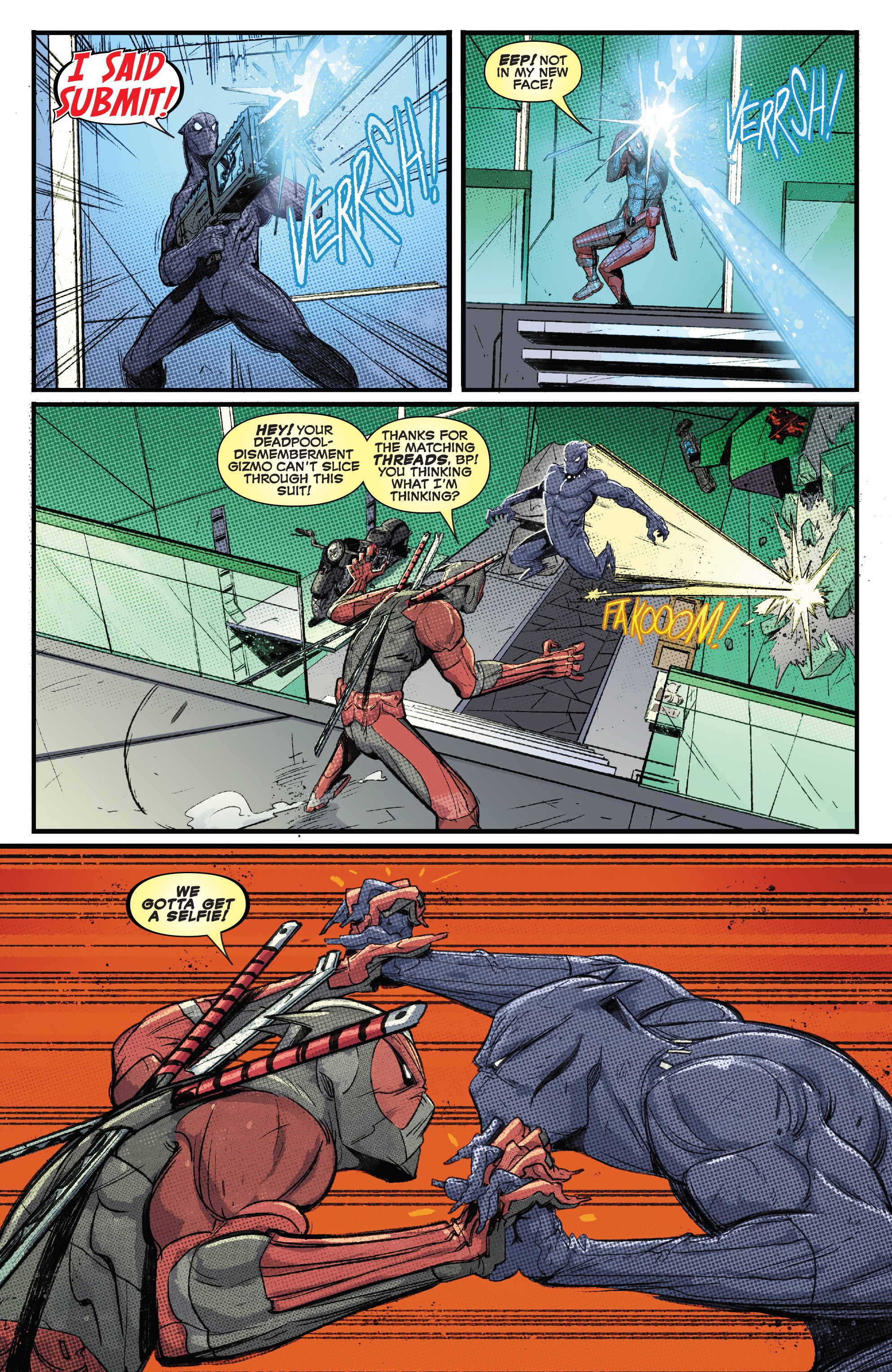 Read online Black Panther vs Deadpool comic -  Issue #4 - 17