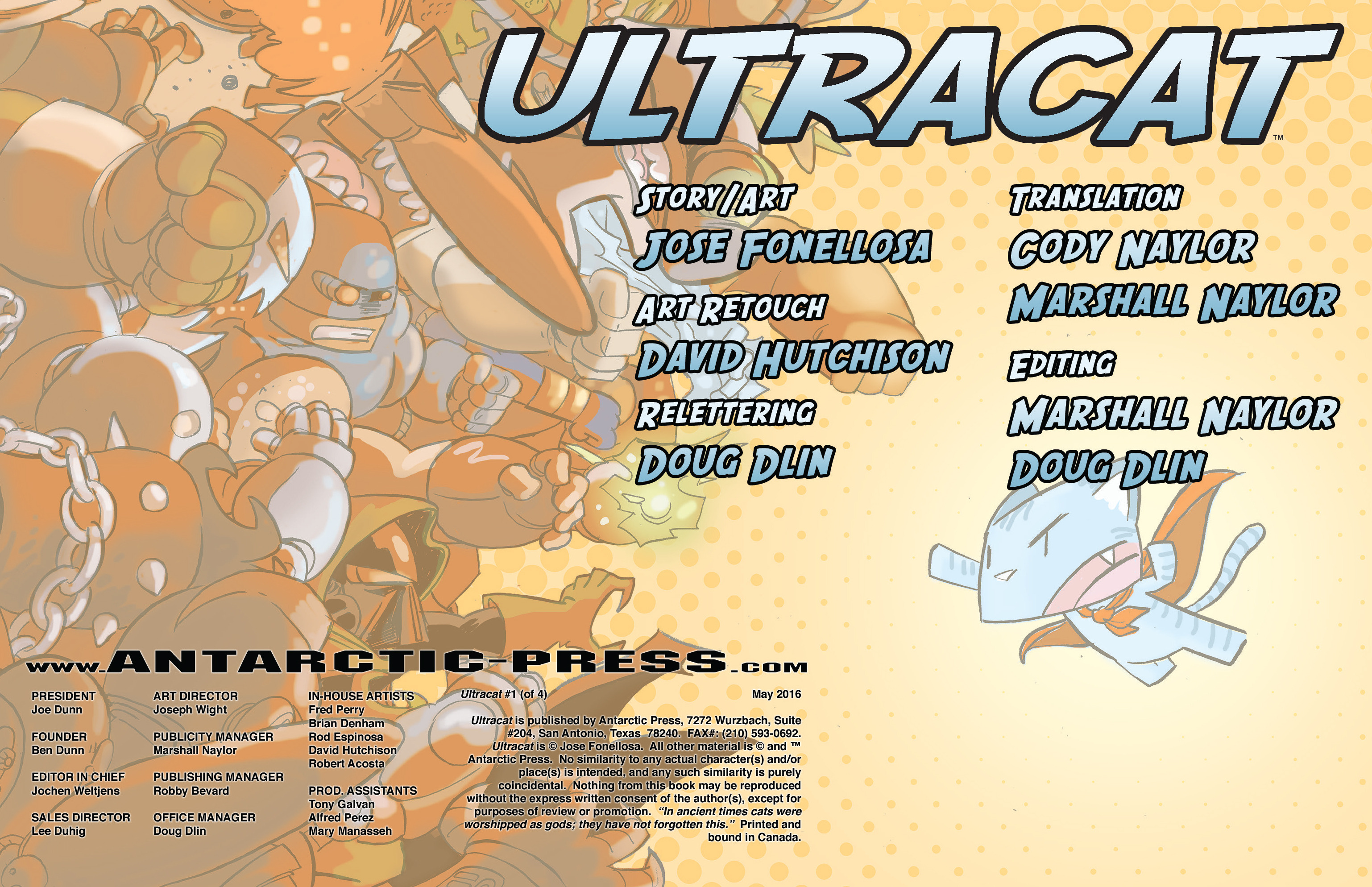 Read online Ultracat comic -  Issue #1 - 2