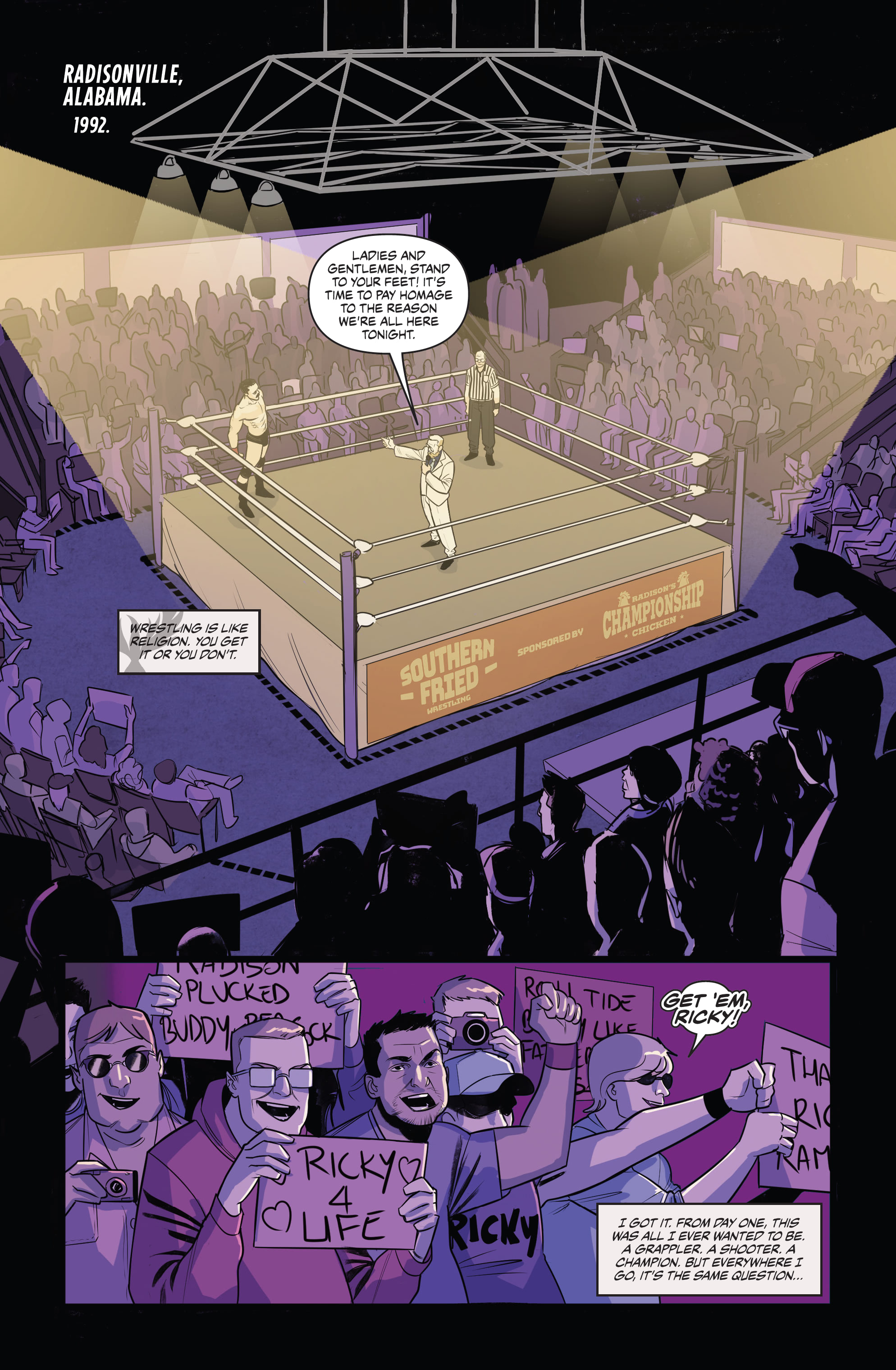 Read online Over the Ropes comic -  Issue # _TPB - 8