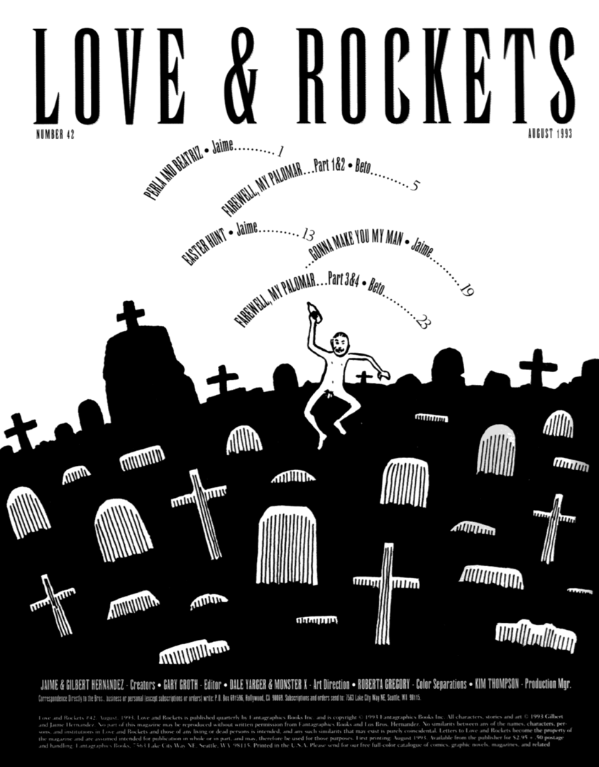 Read online Love and Rockets (1982) comic -  Issue #42 - 2