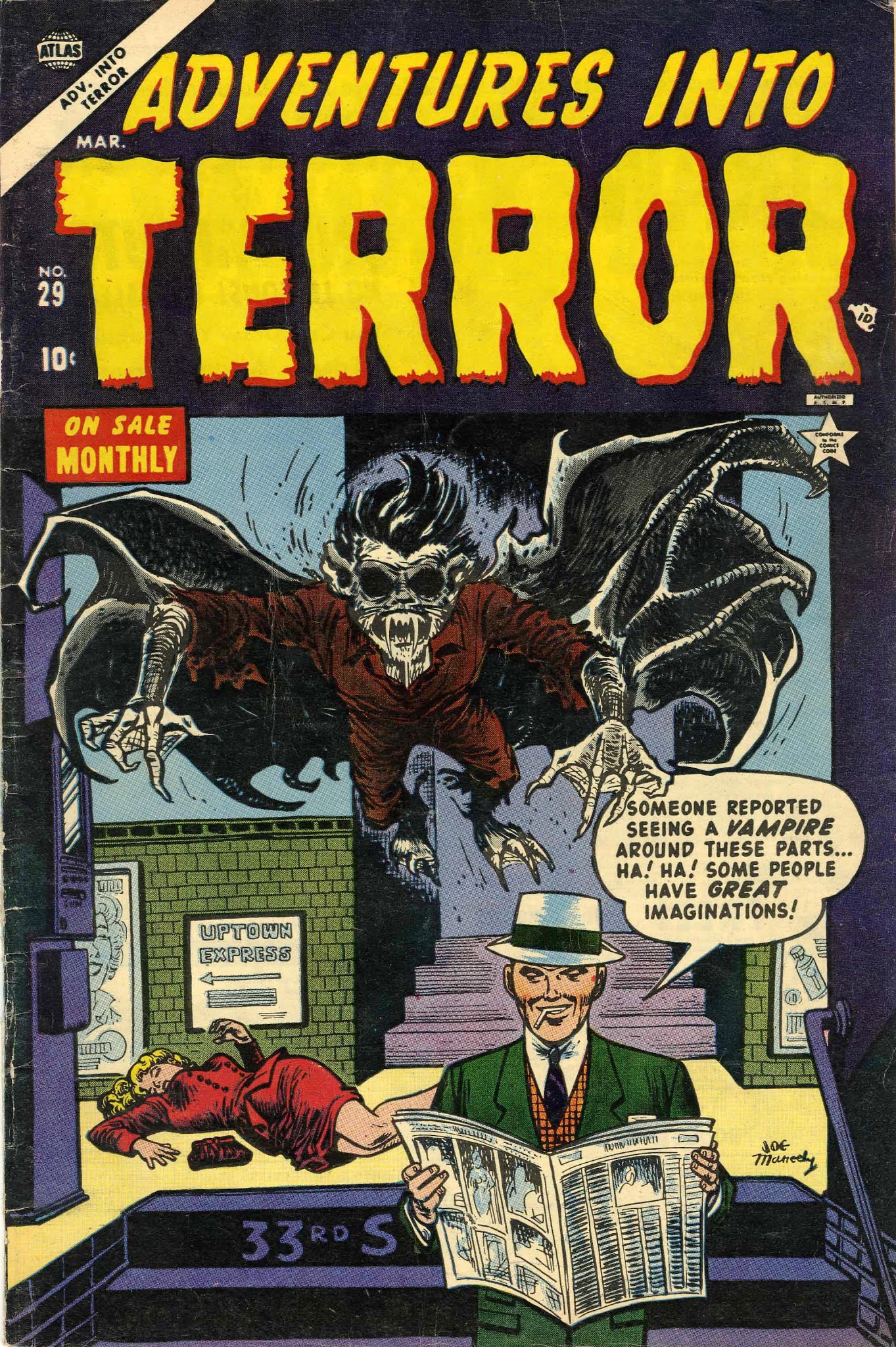 Read online Adventures into Terror comic -  Issue #29 - 1