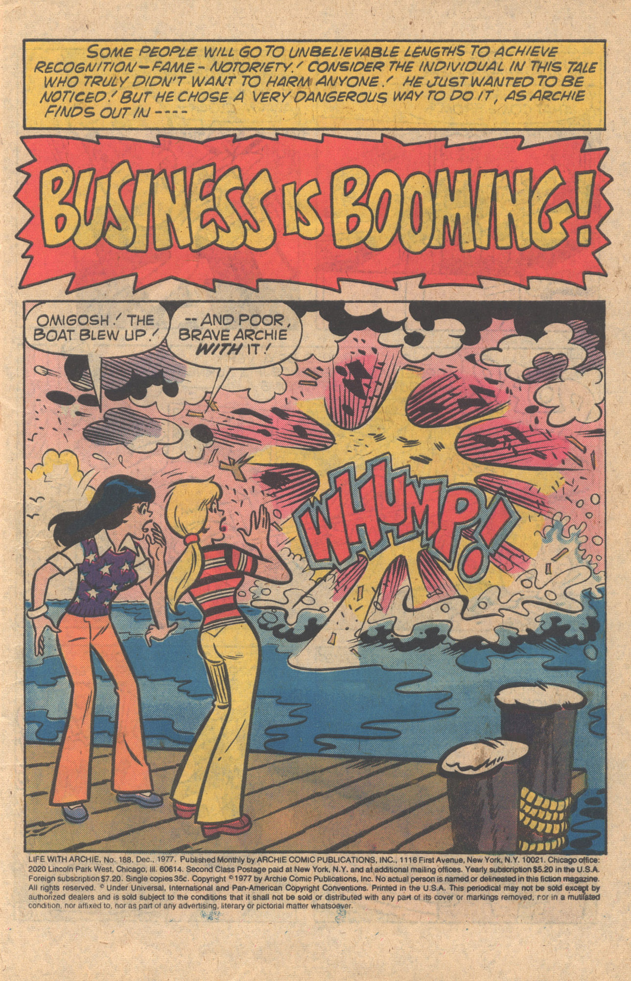 Read online Life With Archie (1958) comic -  Issue #188 - 3