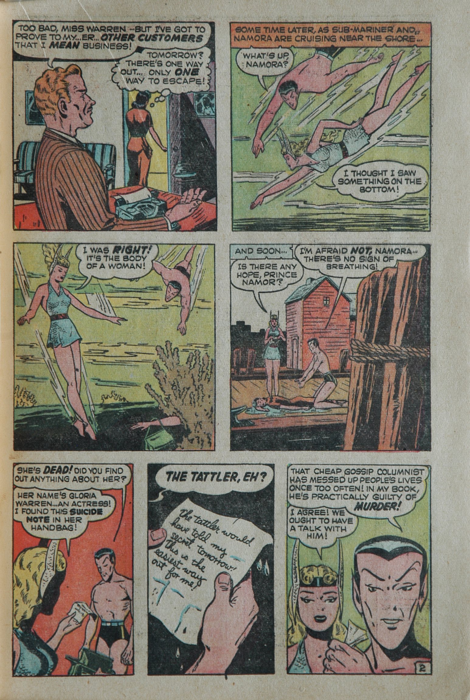 Read online Blonde Phantom Comics comic -  Issue #18 - 21