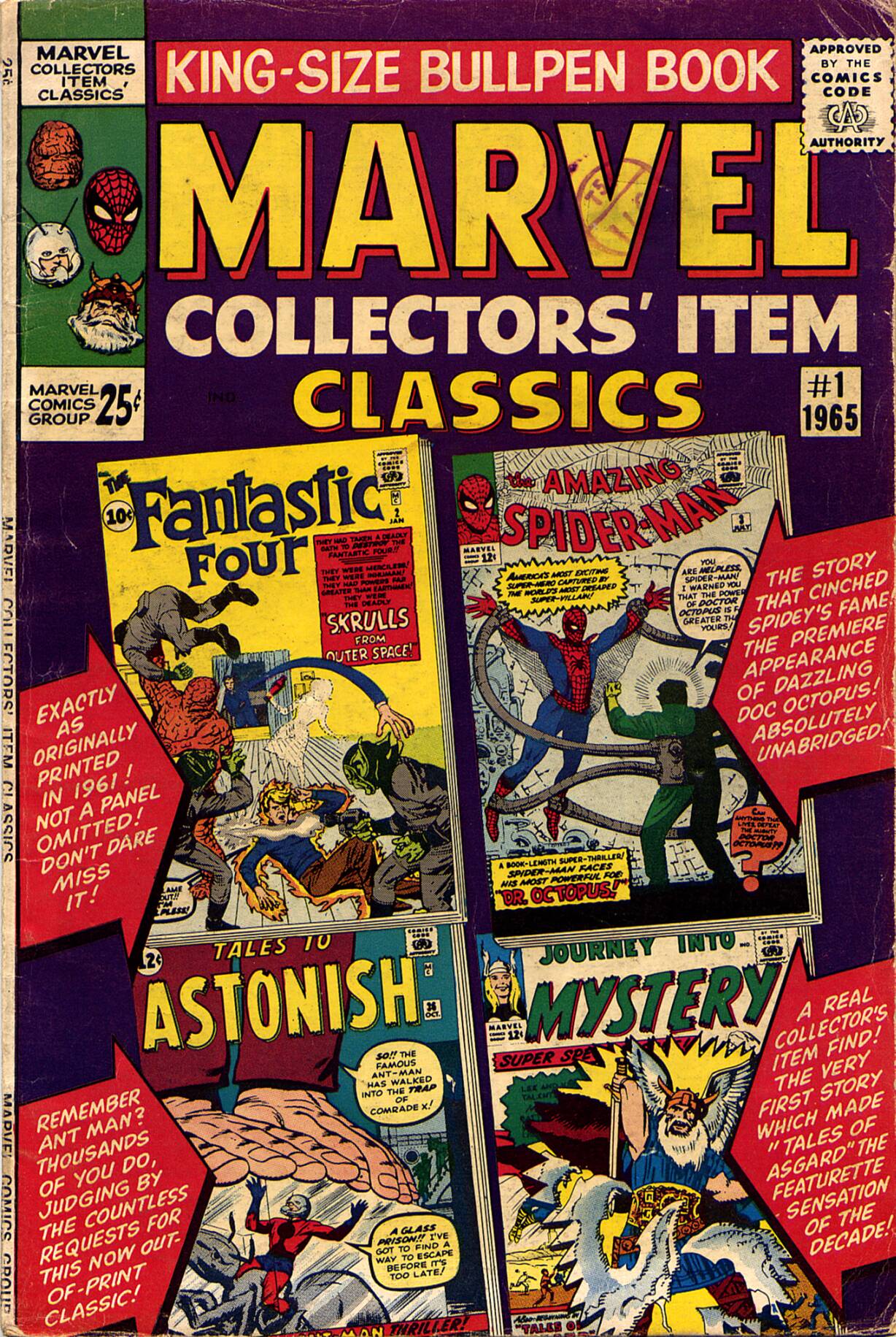 Read online Marvel Collectors' Item Classics comic -  Issue #1 - 1