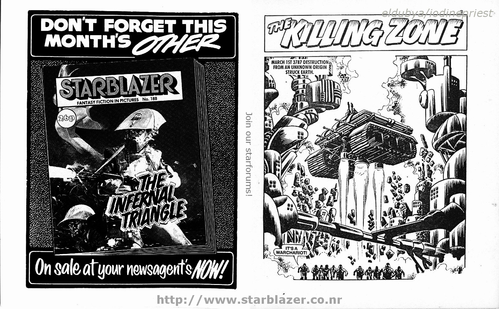 Read online Starblazer comic -  Issue #189 - 3