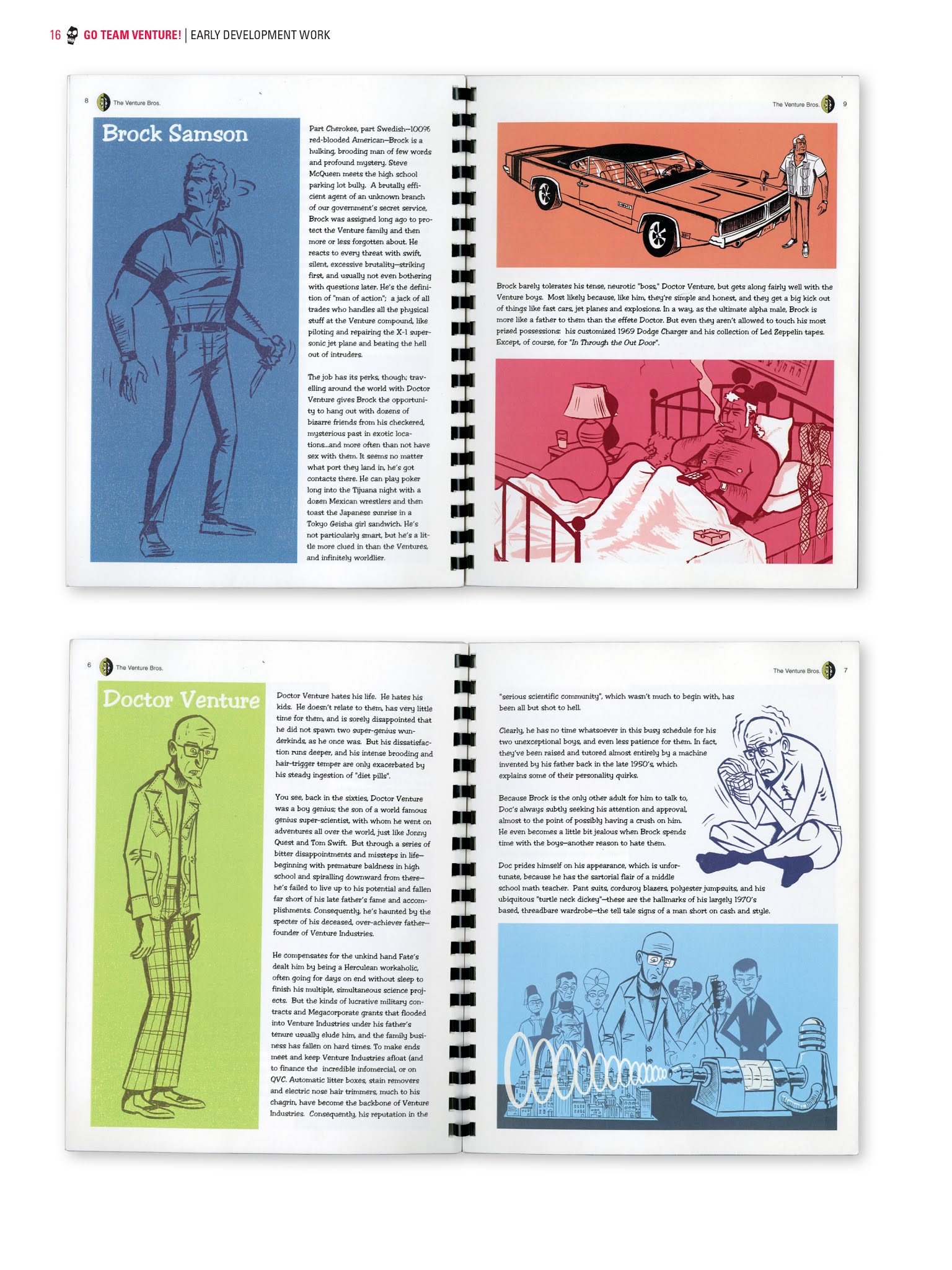 Read online Go Team Venture!: The Art and Making of The Venture Bros. comic -  Issue # TPB (Part 1) - 16