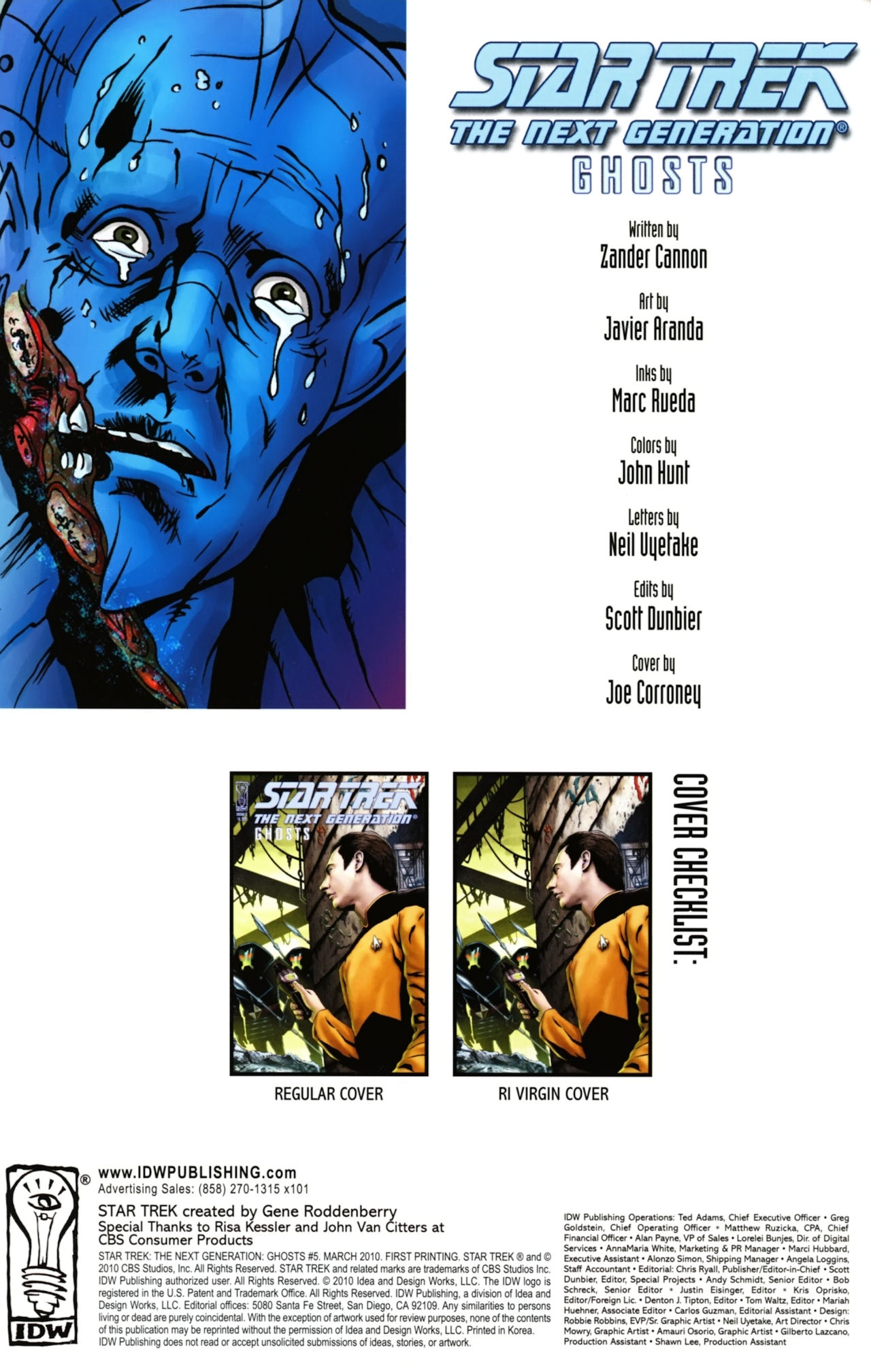 Read online Star Trek: The Next Generation: Ghosts comic -  Issue #5 - 2