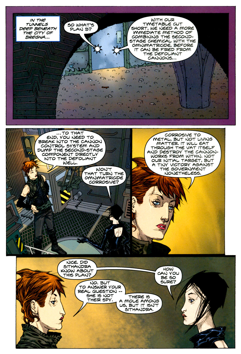 Read online Aeon Flux comic -  Issue #4 - 5