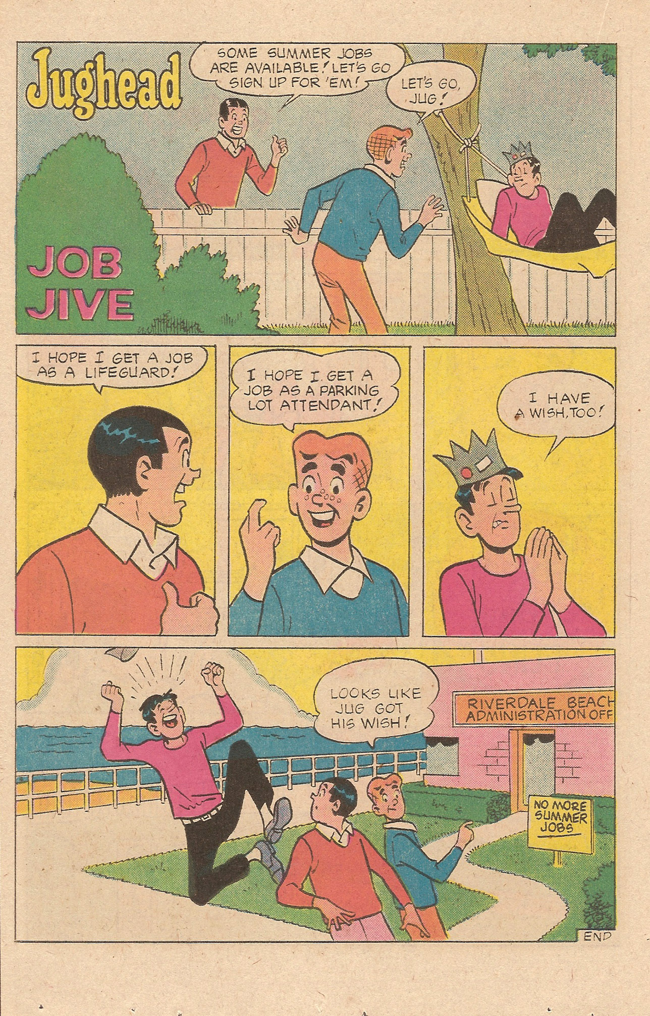 Read online Jughead's Jokes comic -  Issue #69 - 22