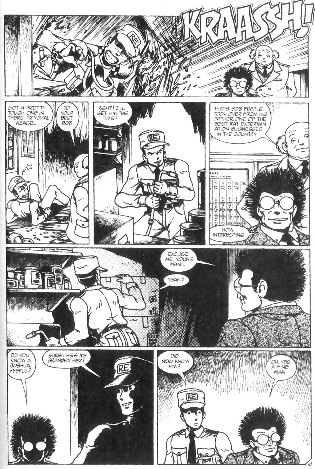 Read online Ninja High School (1986) comic -  Issue #20 - 21