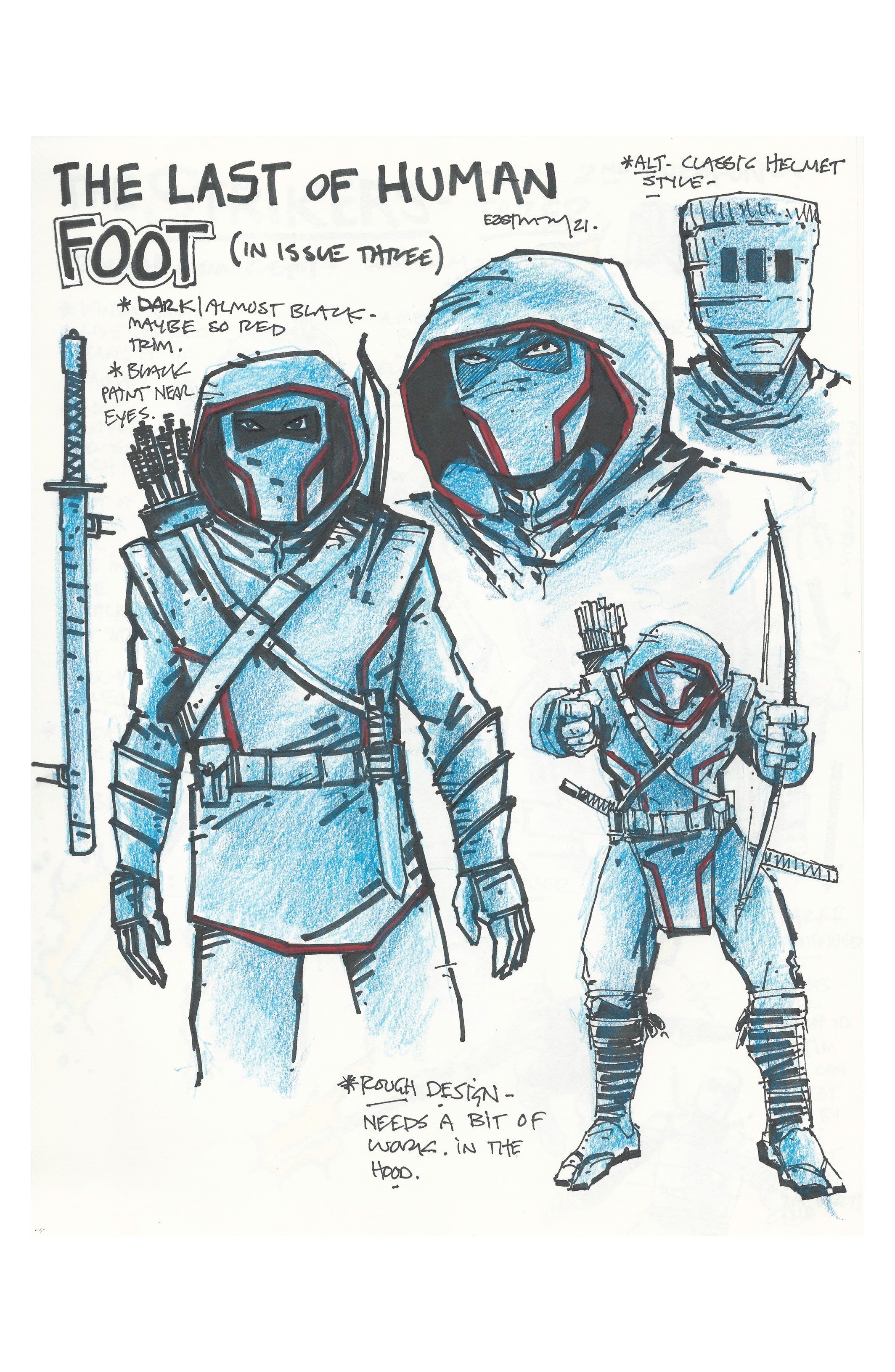 Read online Teenage Mutant Ninja Turtles: The Last Ronin Design Archive comic -  Issue # Full - 37