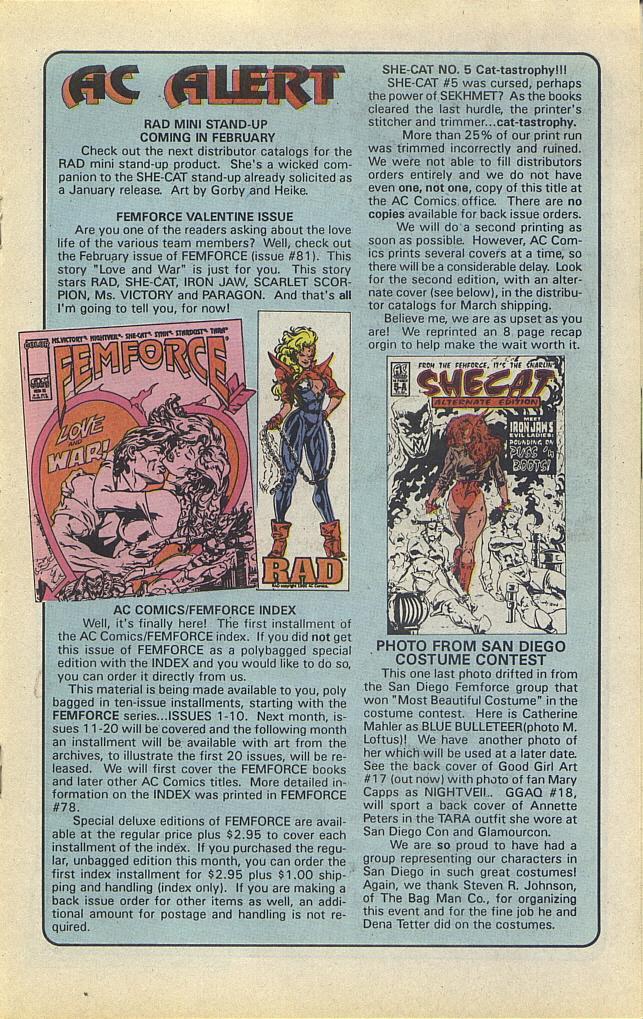 Read online Femforce comic -  Issue #79 - 19