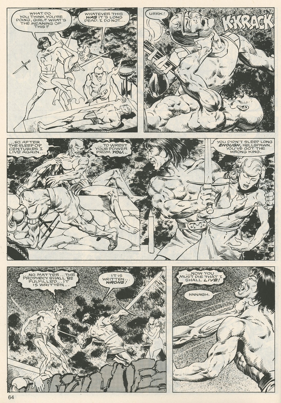 Read online The Savage Sword Of Conan comic -  Issue #124 - 64