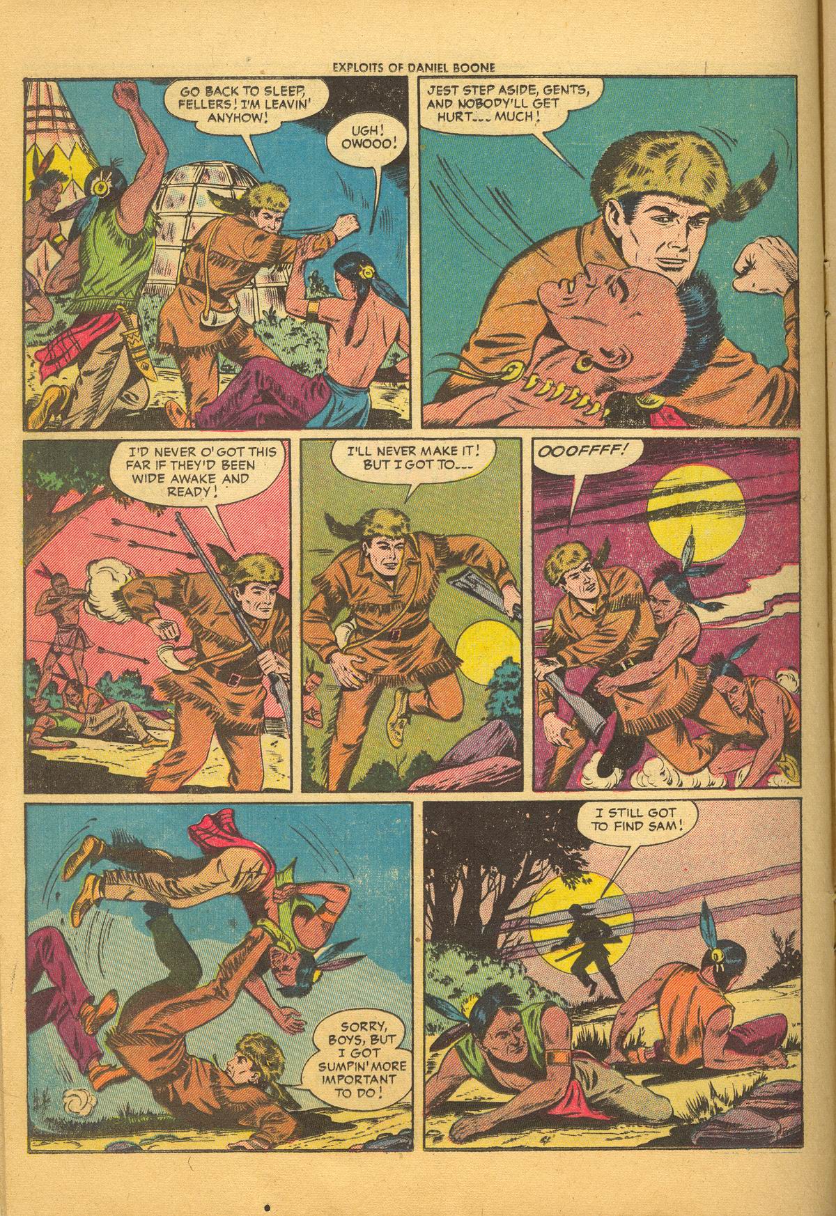 Read online Exploits of Daniel Boone comic -  Issue #4 - 16