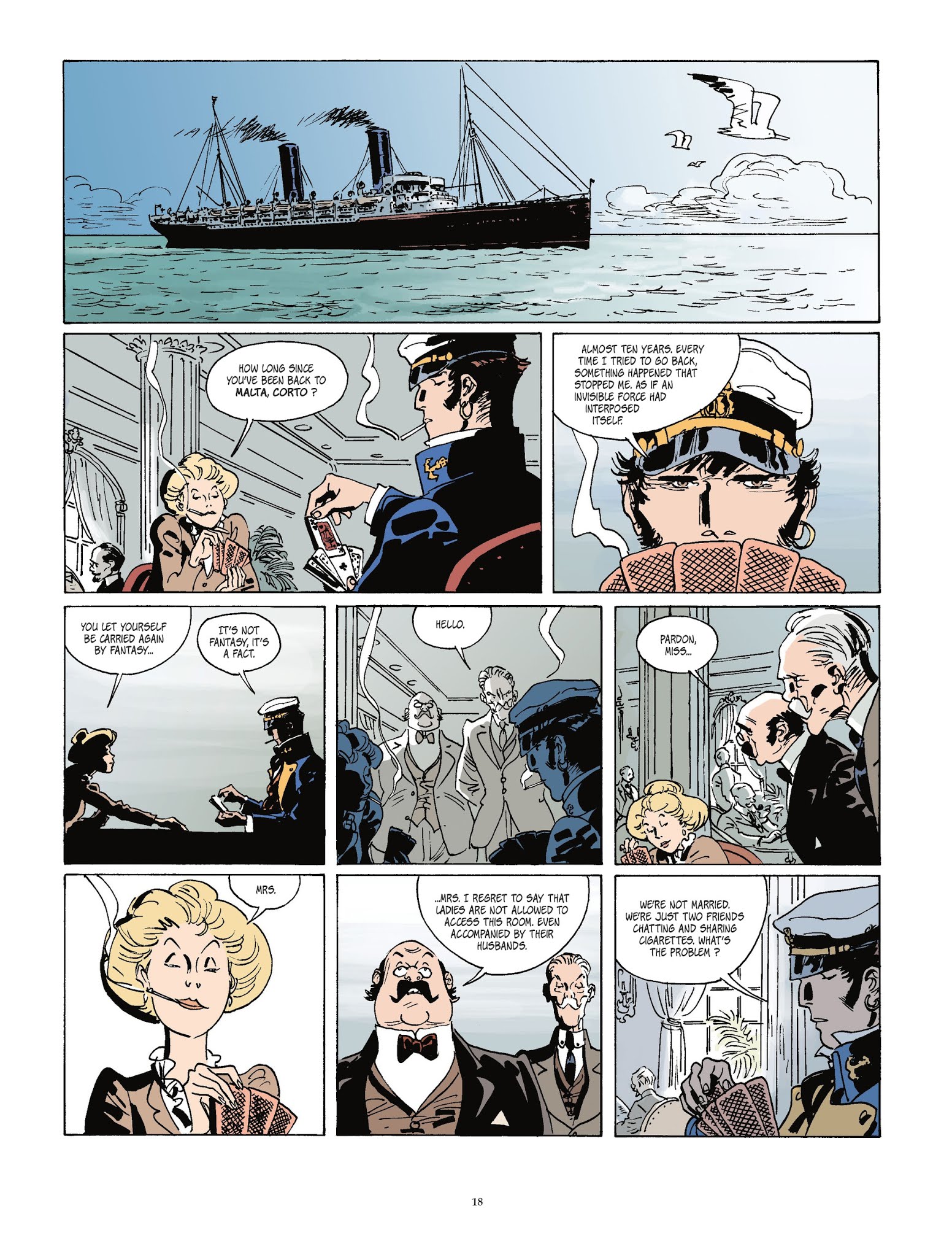 Read online Corto Maltese [GER] comic -  Issue #16 - 18