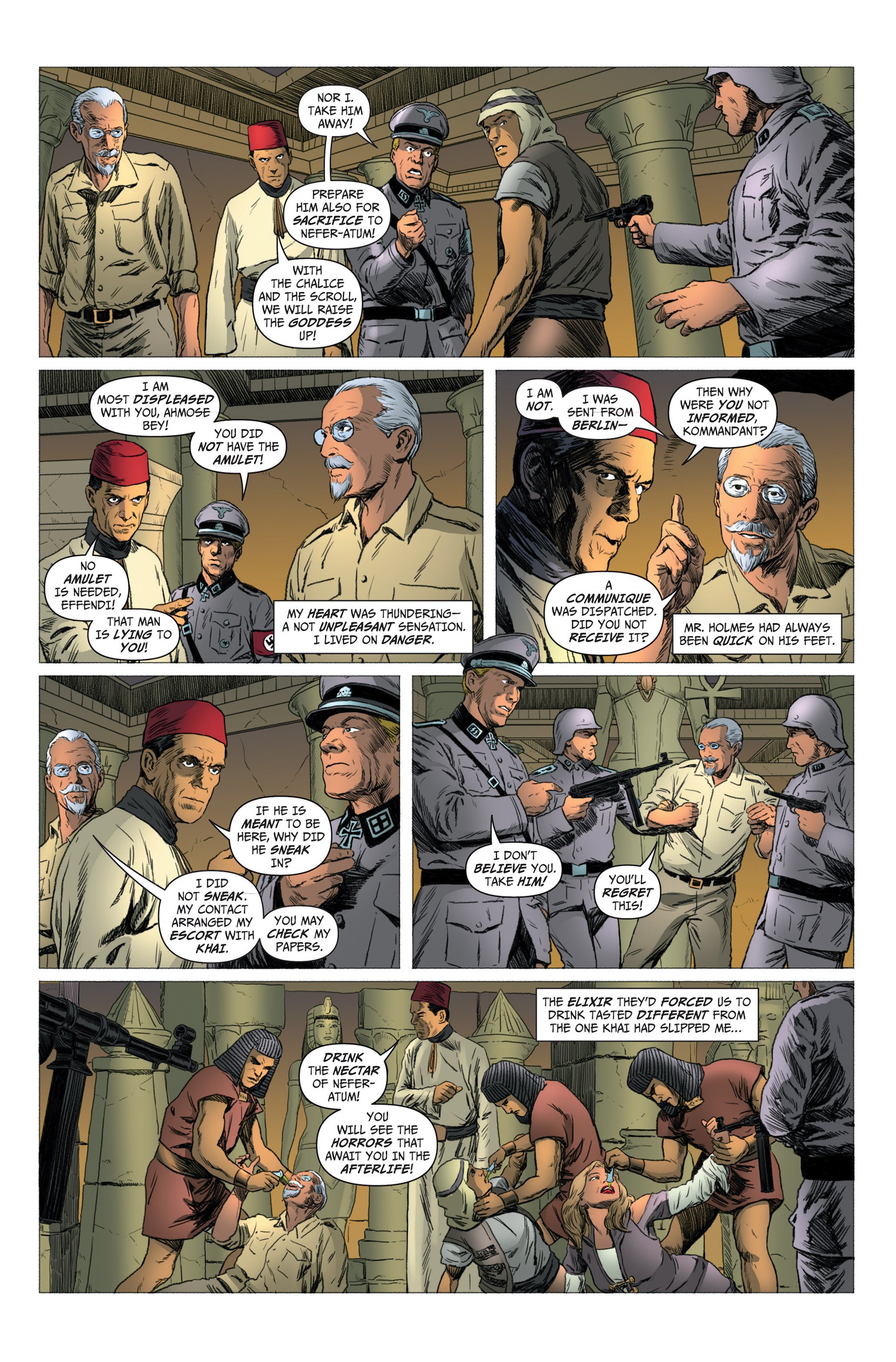 Read online Domino Lady/Sherlock Holmes comic -  Issue #1 - 21