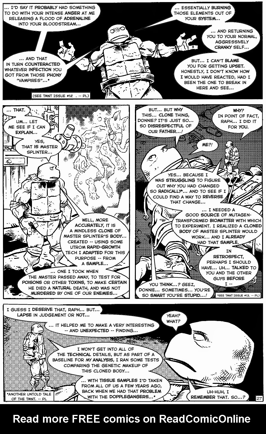 Read online TMNT: Teenage Mutant Ninja Turtles comic -  Issue #32 - 29