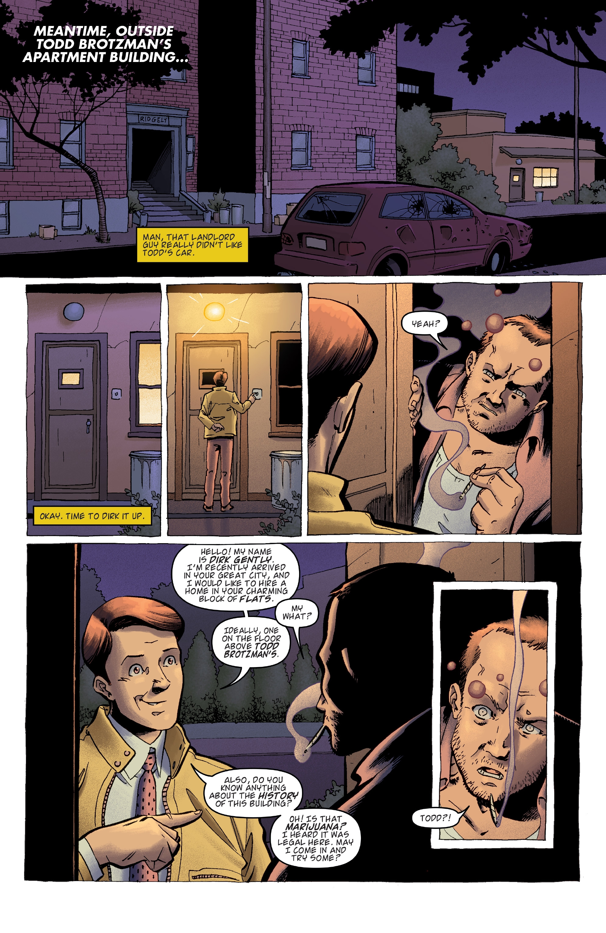 Read online Dirk Gently's Holistic Detective Agency: The Salmon of Doubt comic -  Issue # TPB 2 - 54