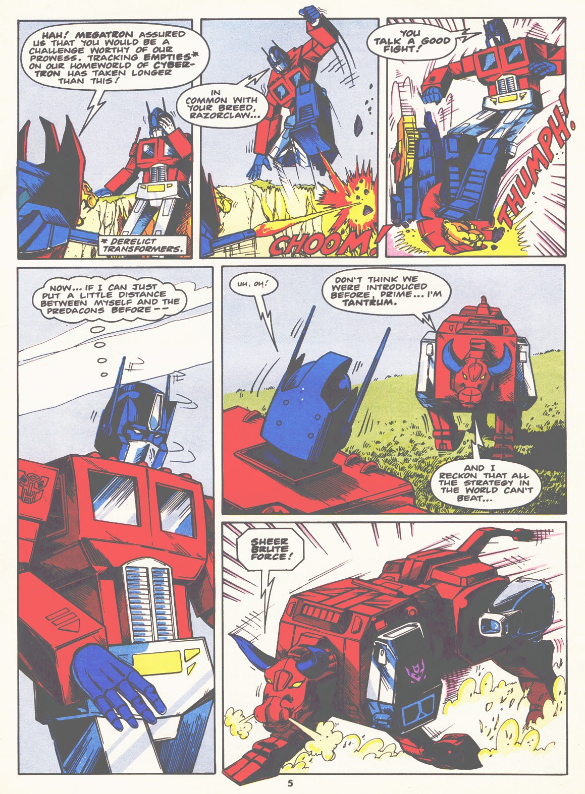 Read online The Transformers (UK) comic -  Issue #97 - 5