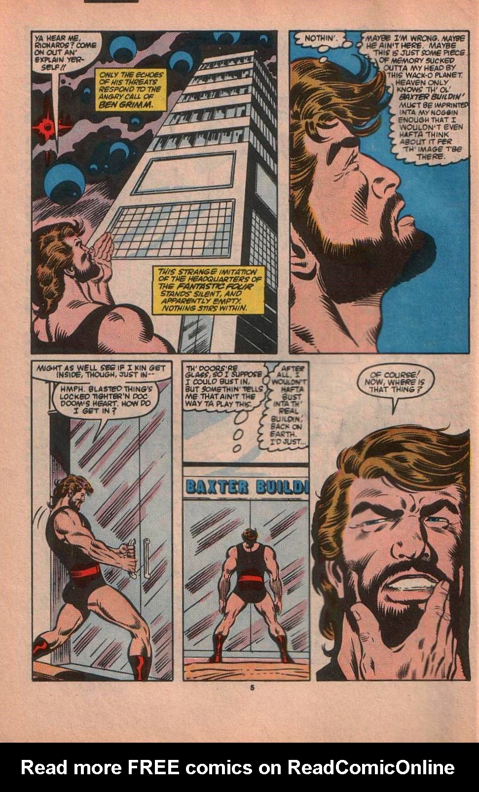 Read online The Thing comic -  Issue #21 - 6