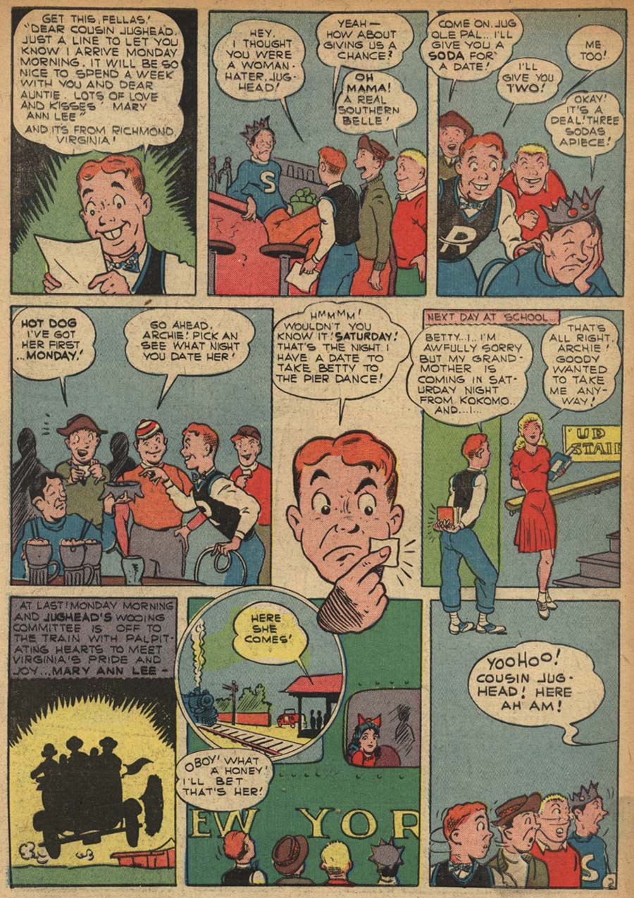 Read online Pep Comics comic -  Issue #33 - 57