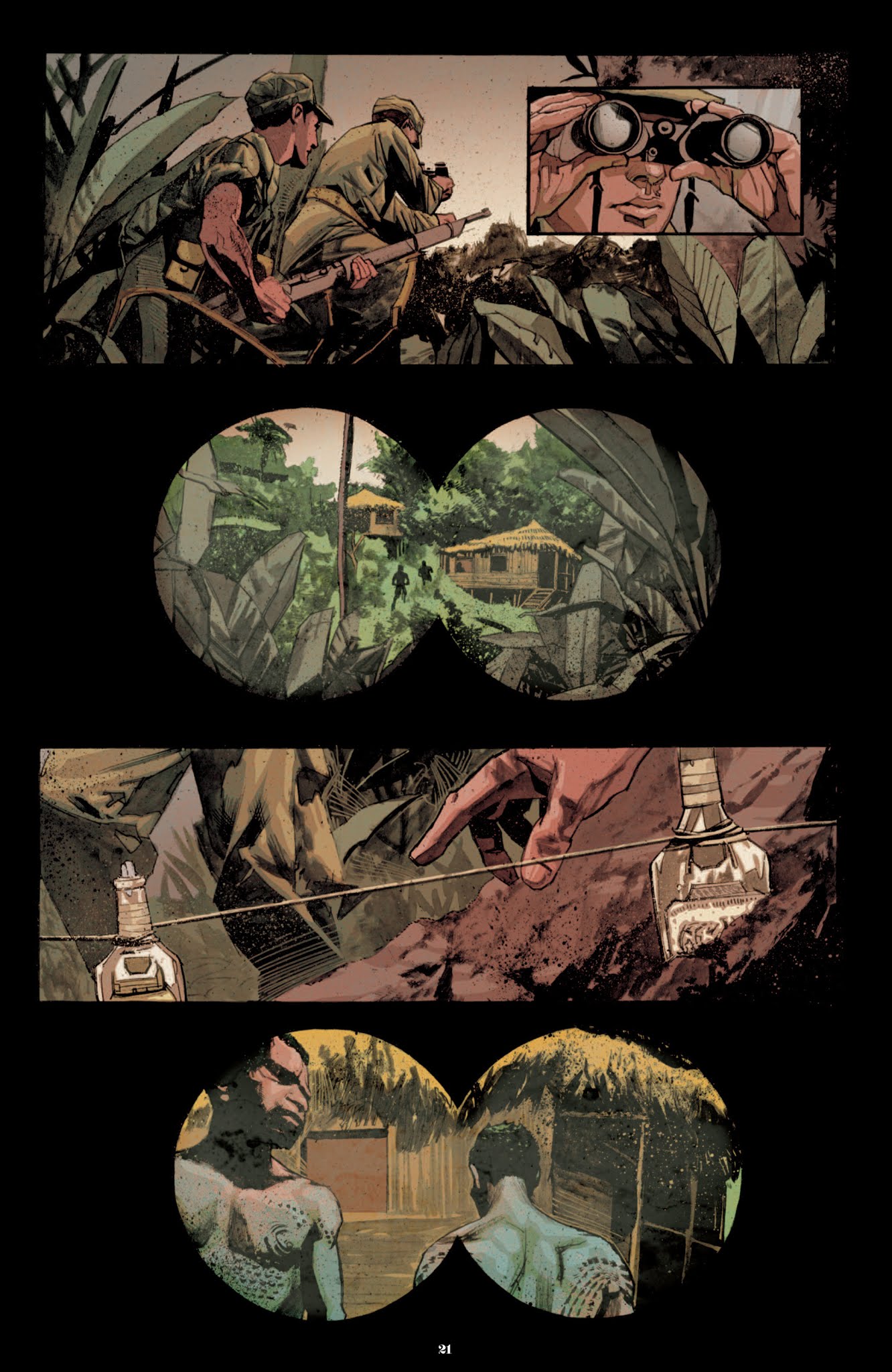 Read online Fever Ridge: A Tale of MacArthur's Jungle War comic -  Issue #3 - 21