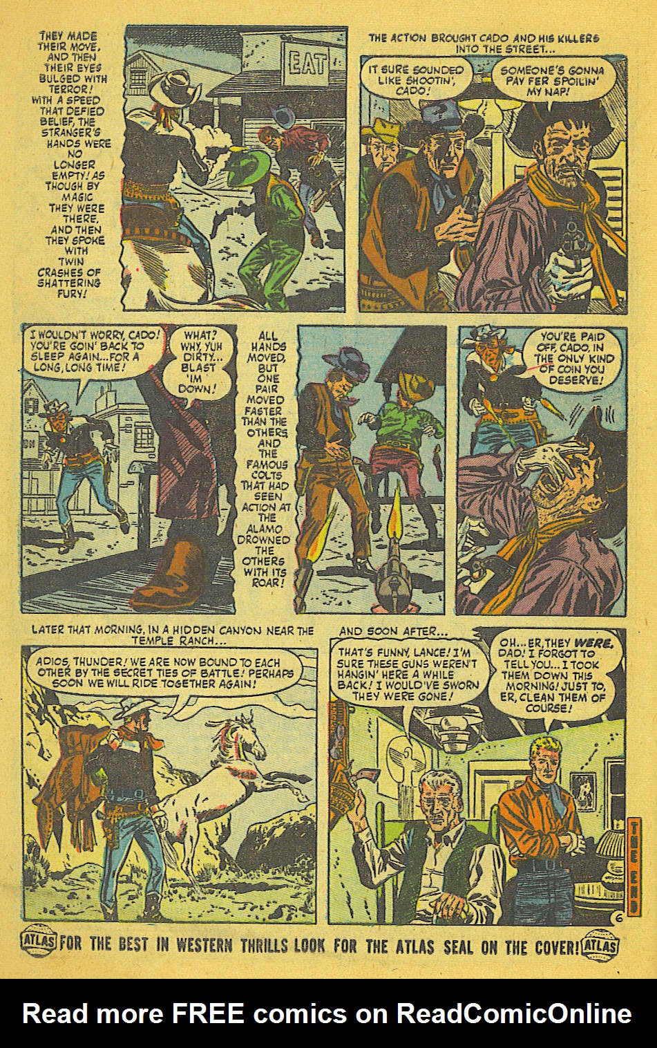 Read online The Outlaw Kid (1954) comic -  Issue #1 - 7