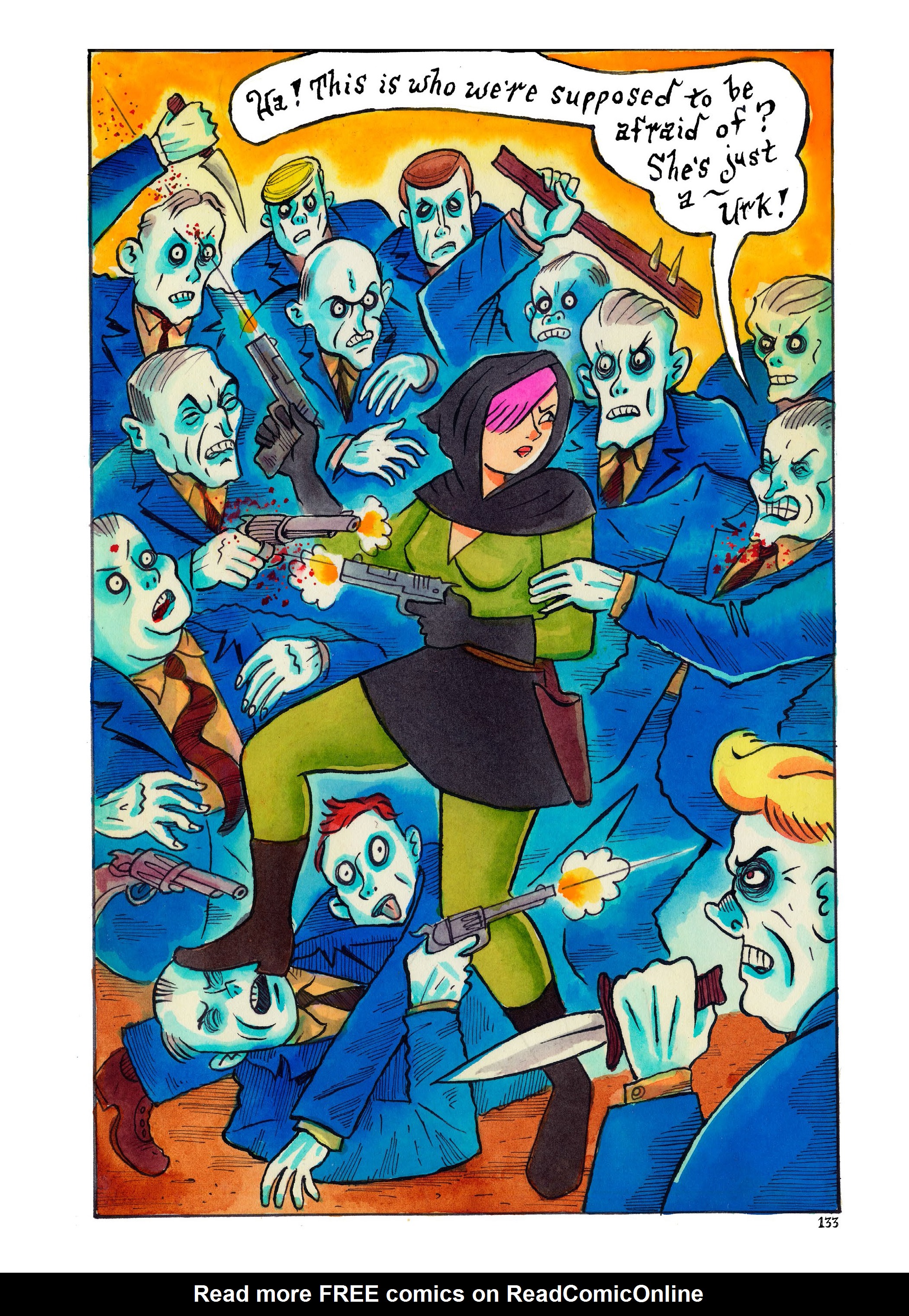 Read online Violenzia and Other Deadly Amusements comic -  Issue # TPB - 134