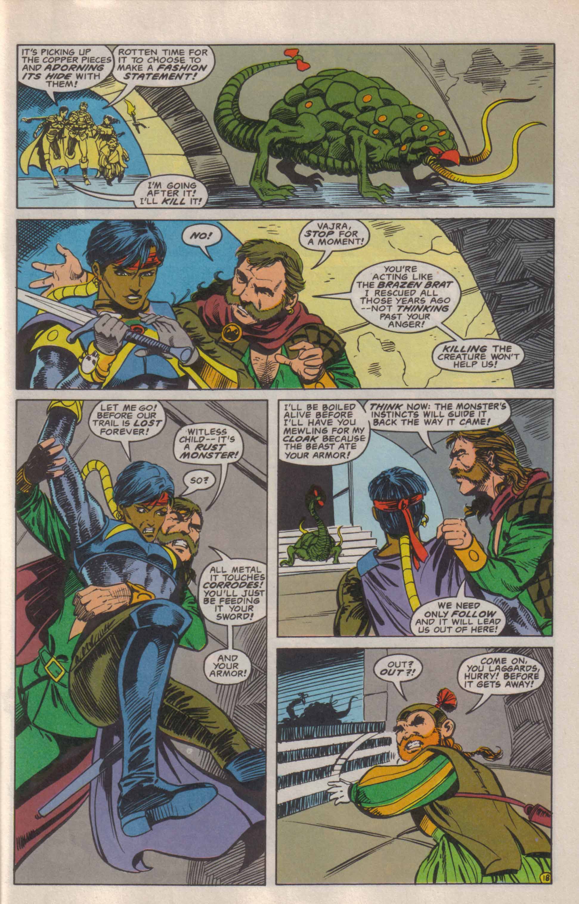 Read online Advanced Dungeons & Dragons comic -  Issue #6 - 19
