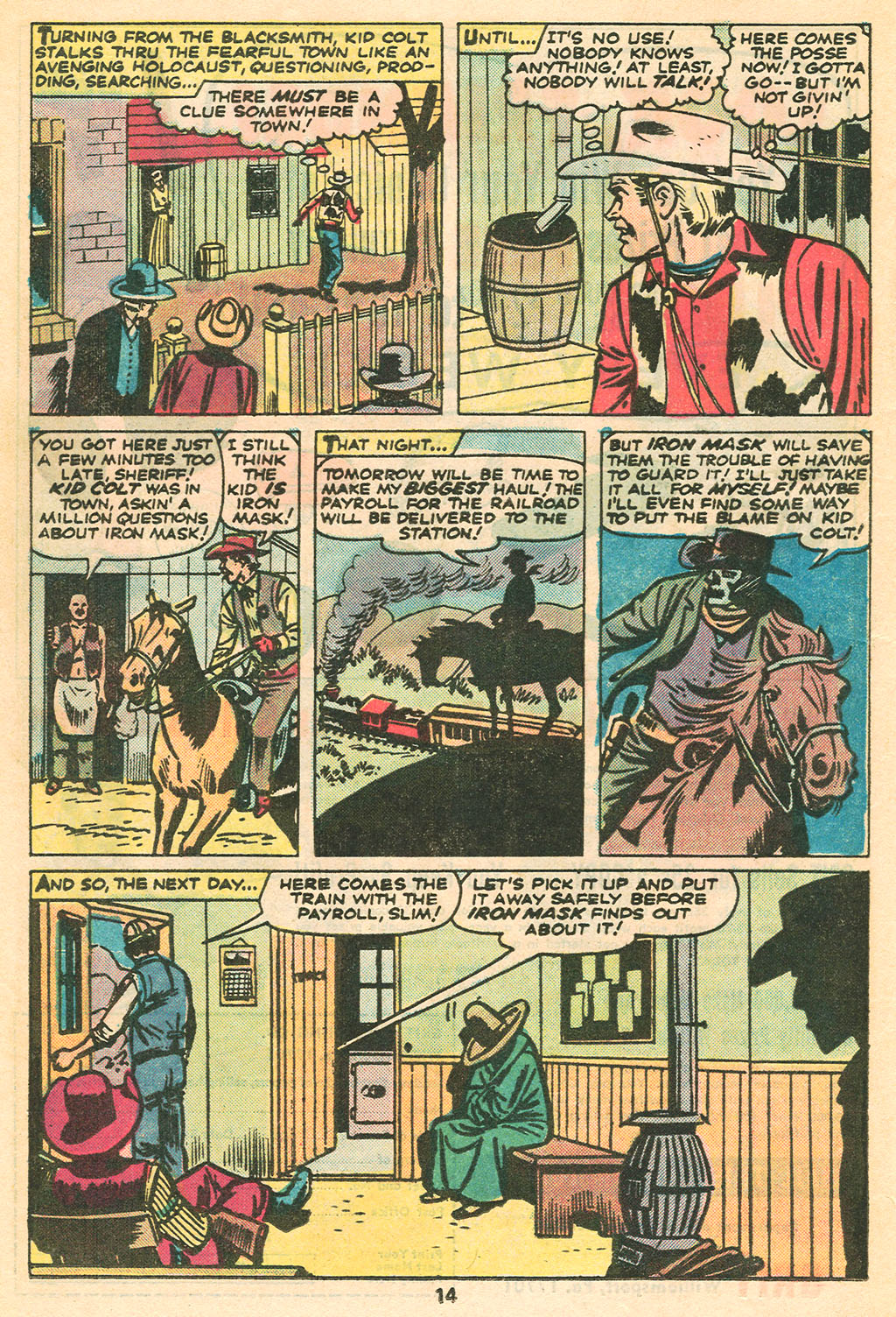 Read online Kid Colt Outlaw comic -  Issue #206 - 16