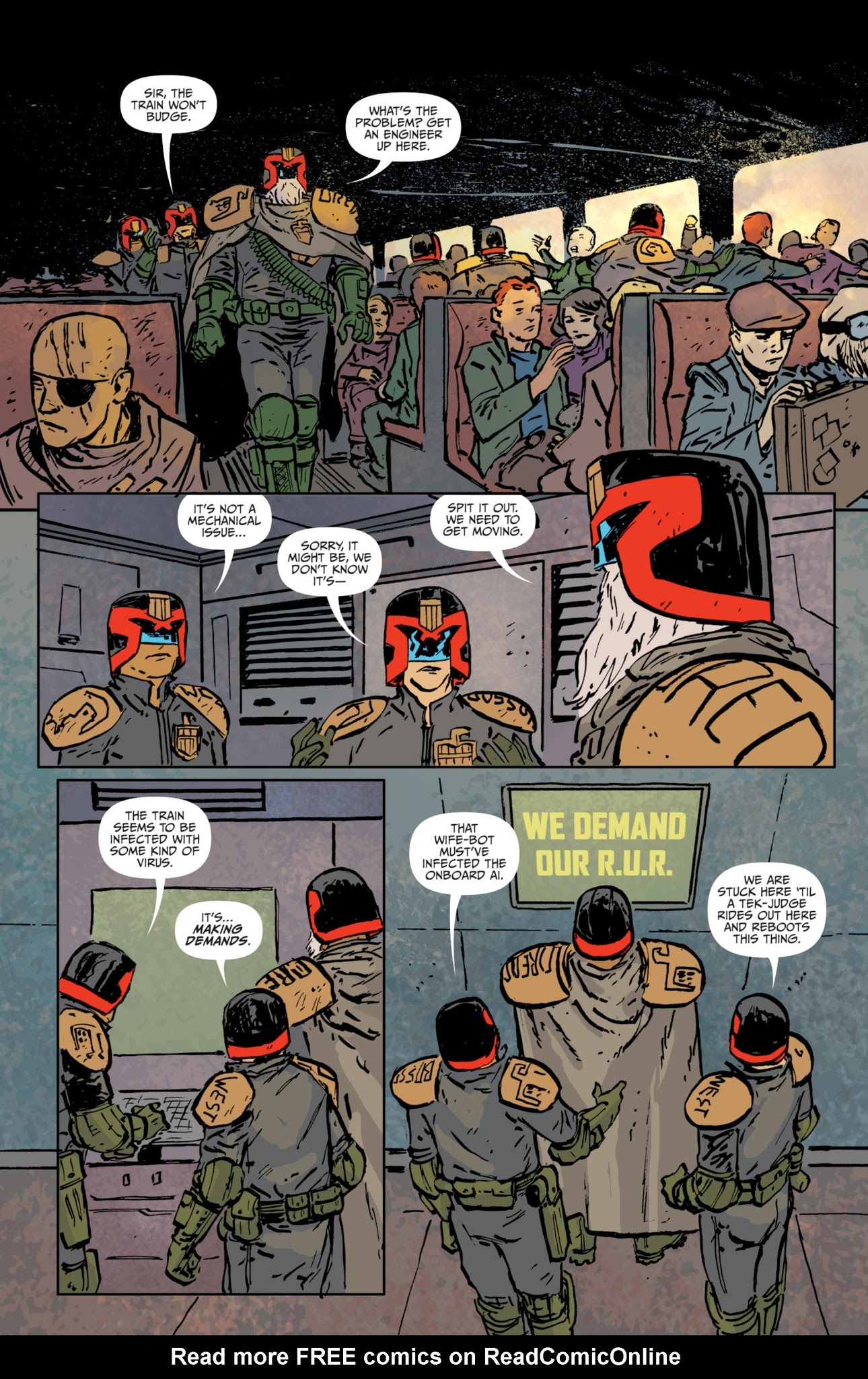 Read online Judge Dredd: The Blessed Earth comic -  Issue #3 - 21