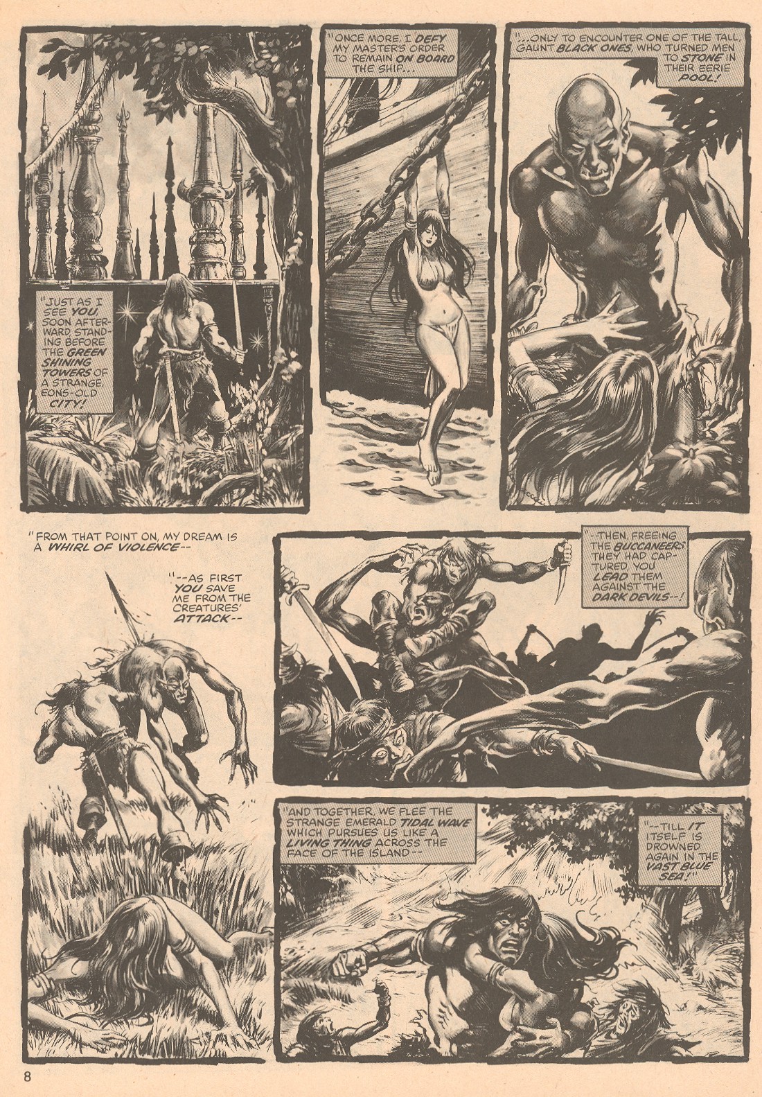 Read online The Savage Sword Of Conan comic -  Issue #67 - 8