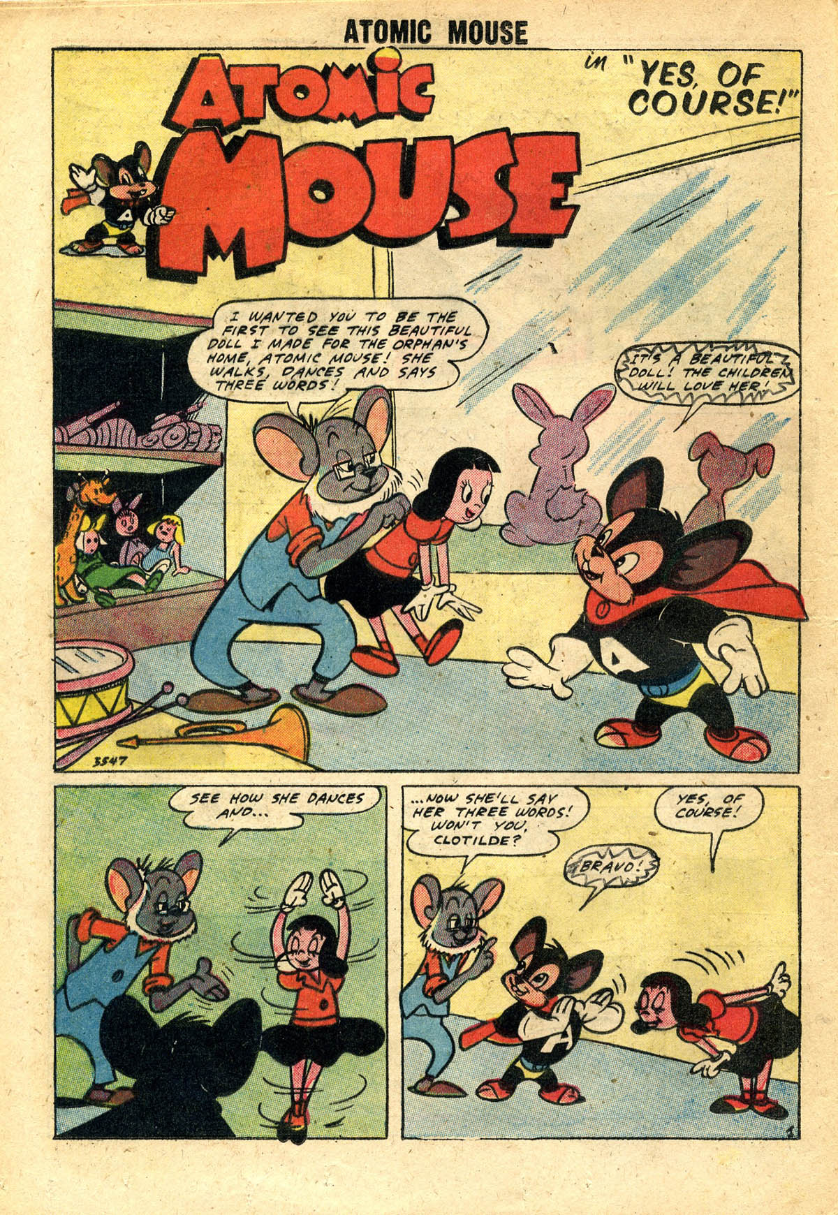 Read online Atomic Mouse comic -  Issue #27 - 12