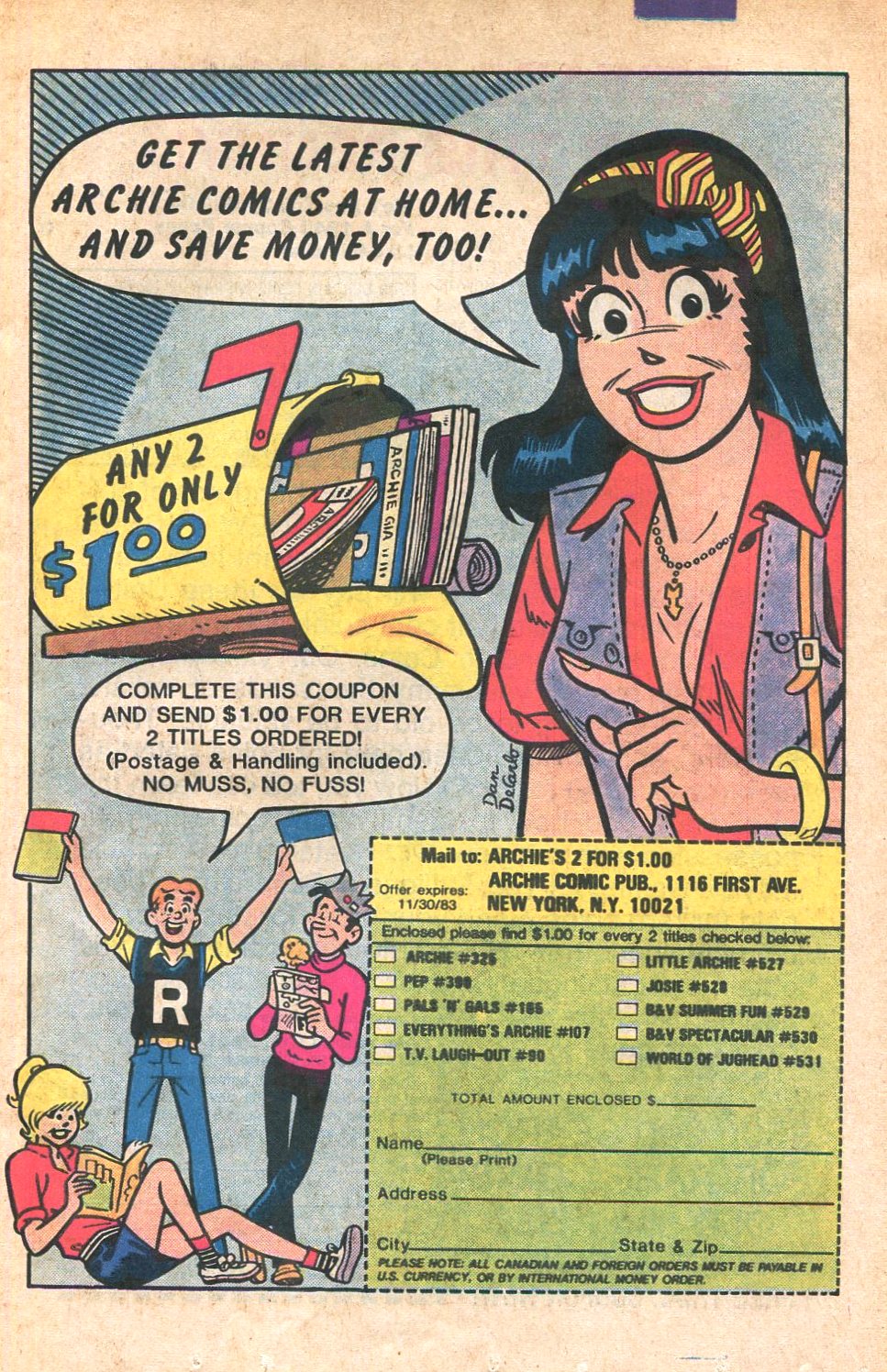 Read online Archie's TV Laugh-Out comic -  Issue #90 - 11
