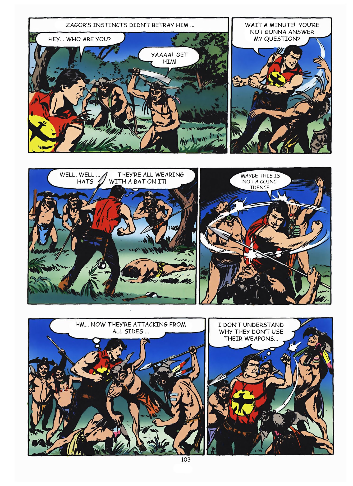 Read online Zenith gigante - Zagor gigante comic -  Issue #2 - 104