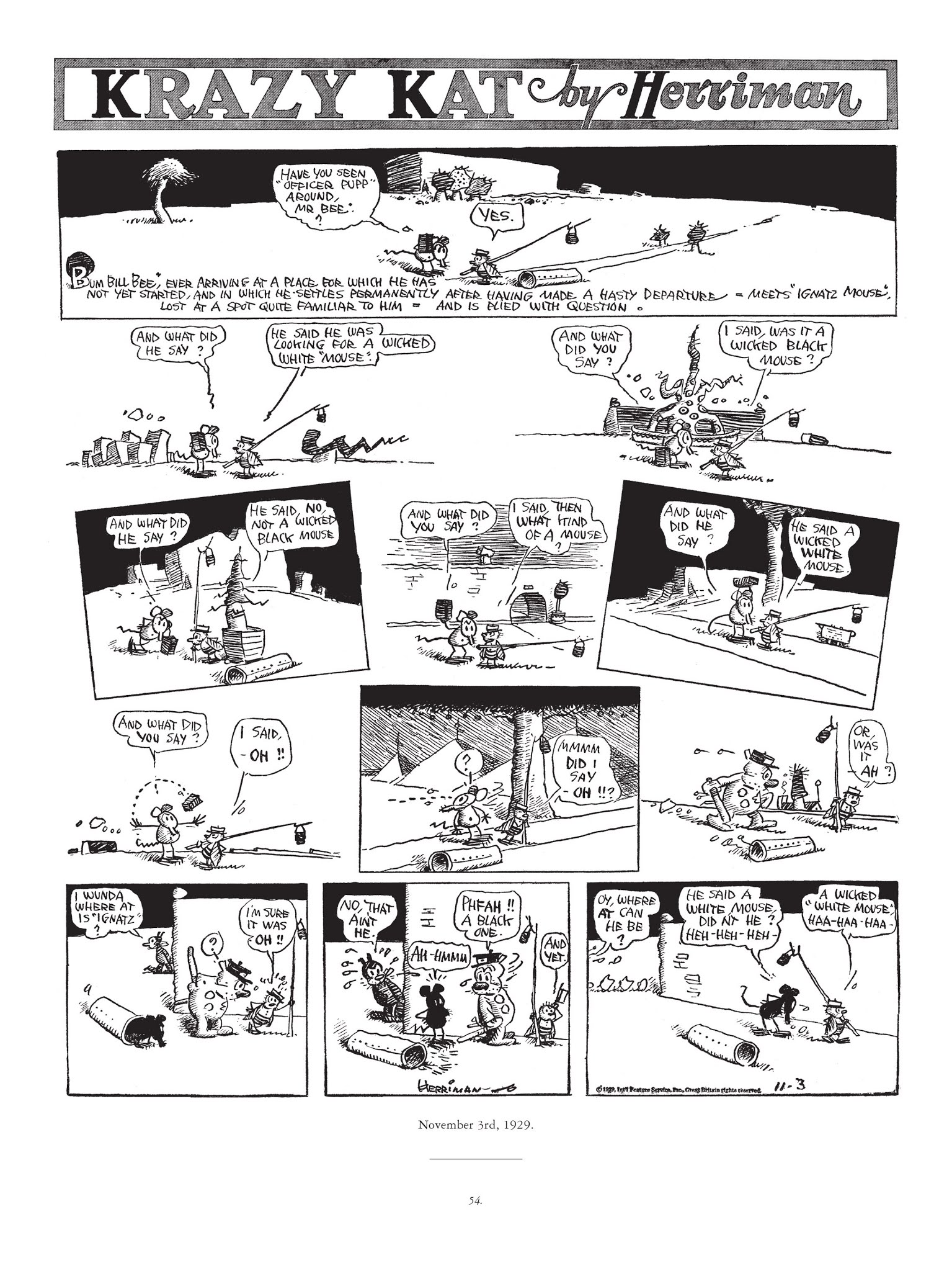 Read online Krazy & Ignatz comic -  Issue # TPB 6 - 52