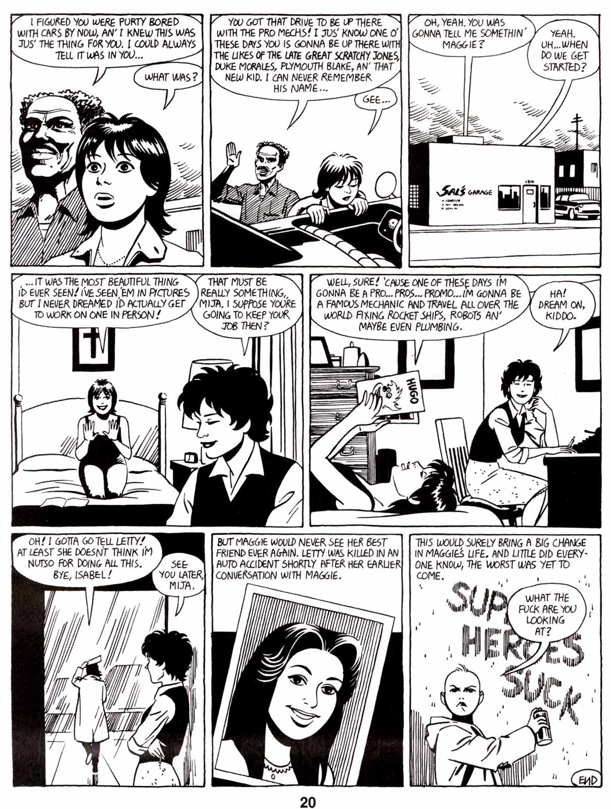 Read online Love and Rockets (1982) comic -  Issue #13 - 30