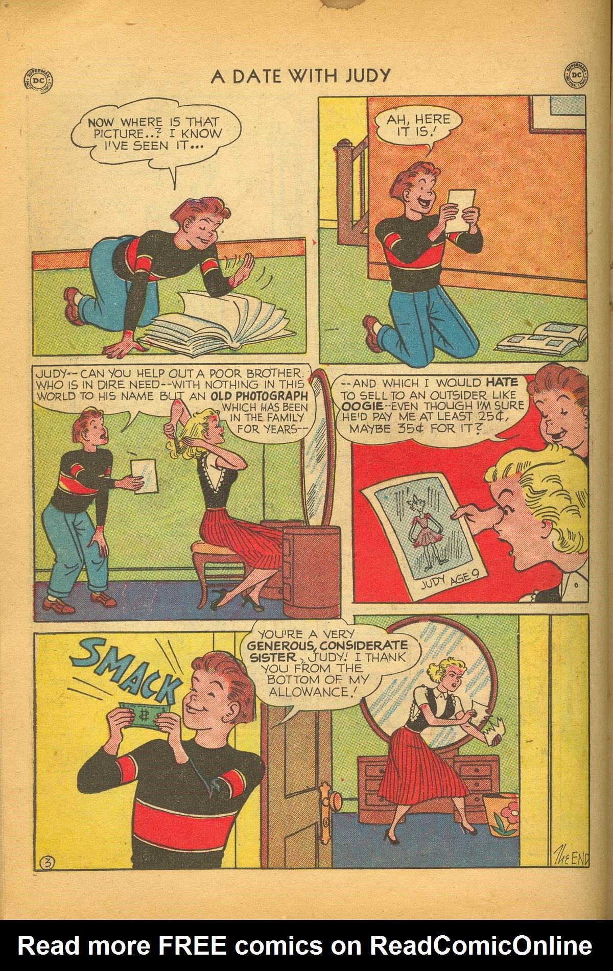 Read online A Date with Judy comic -  Issue #17 - 24