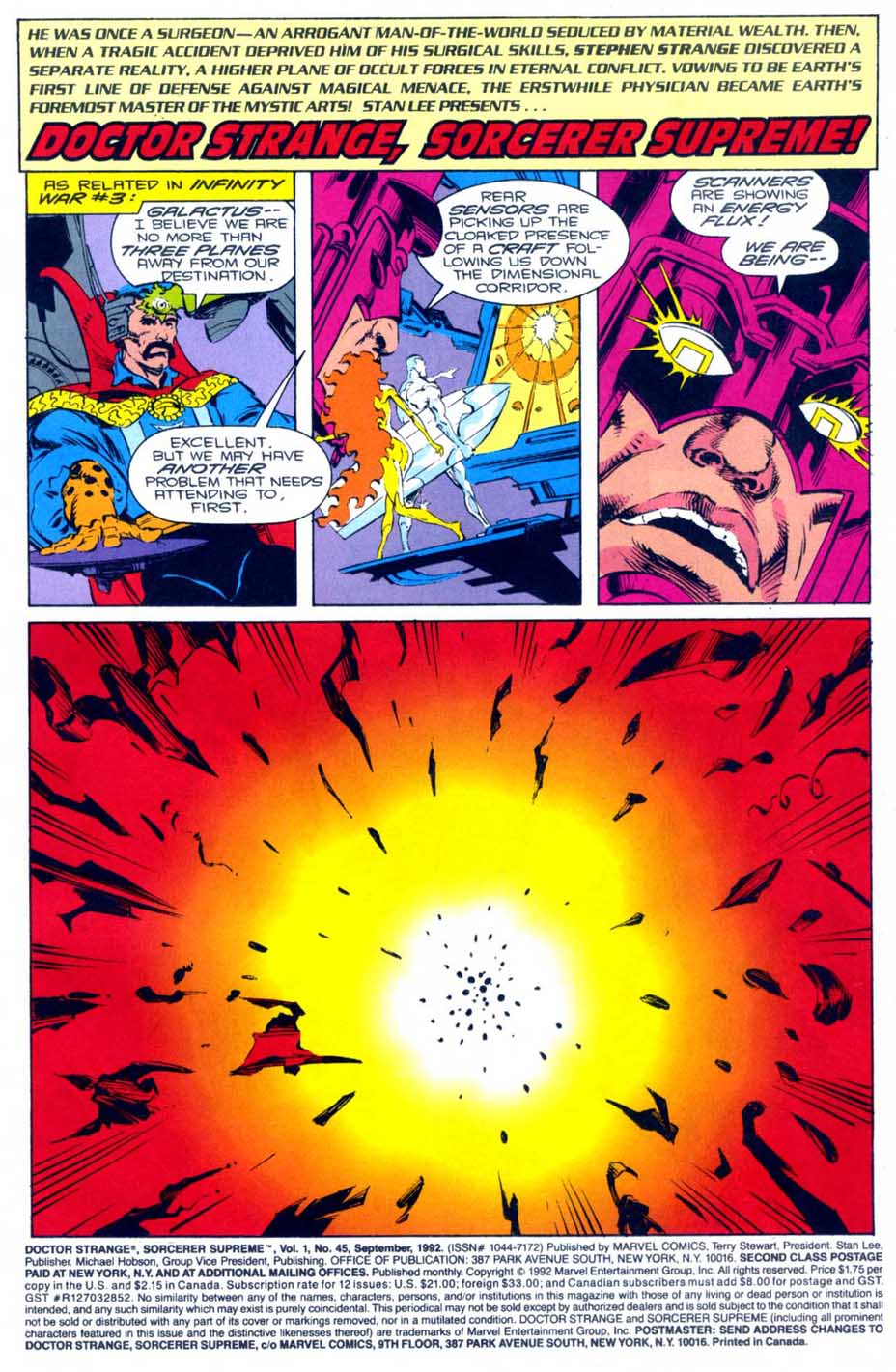 Read online Doctor Strange: Sorcerer Supreme comic -  Issue #45 - 2